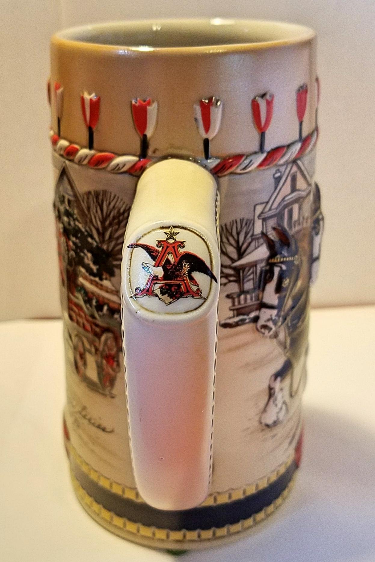 陶芸 2012  BUDWEISER HOLIDAY STEIN s-l400.jpg