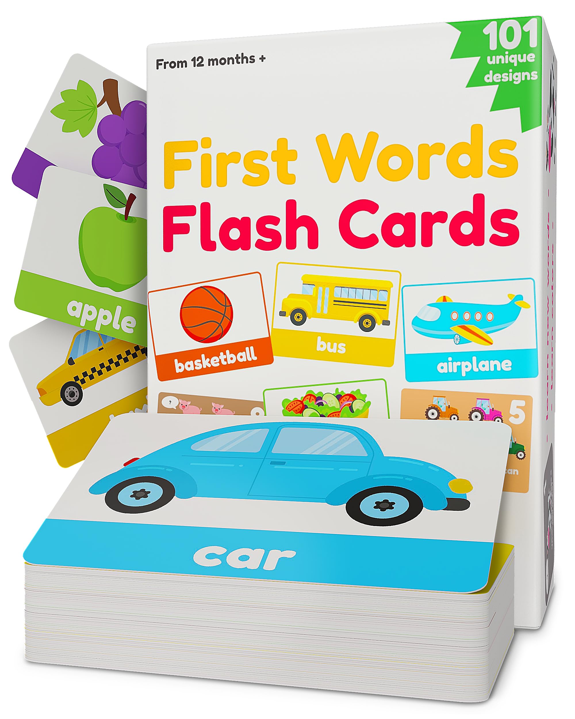 Photo 1 of Learnworx 101 First Words Flash Cards - Toddler Educational Toy