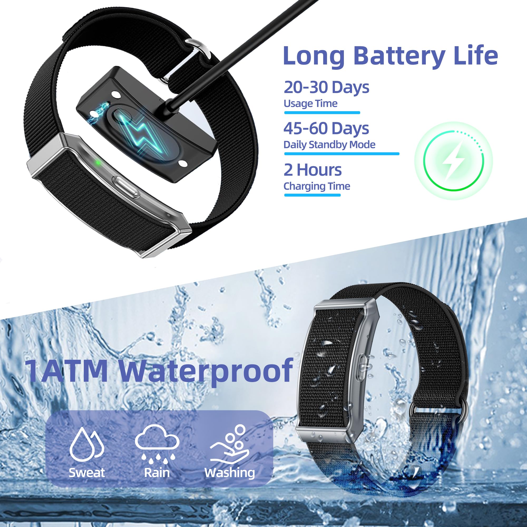 Orologio Fitness con 127 modalità sportive, 45-60 giorni di standby, Monitoraggio Del Sonno Della Frequenza Cardiaca e Dell'attività, Impermeabile 1ATM, Orologio Contapassi tracciamento GPS