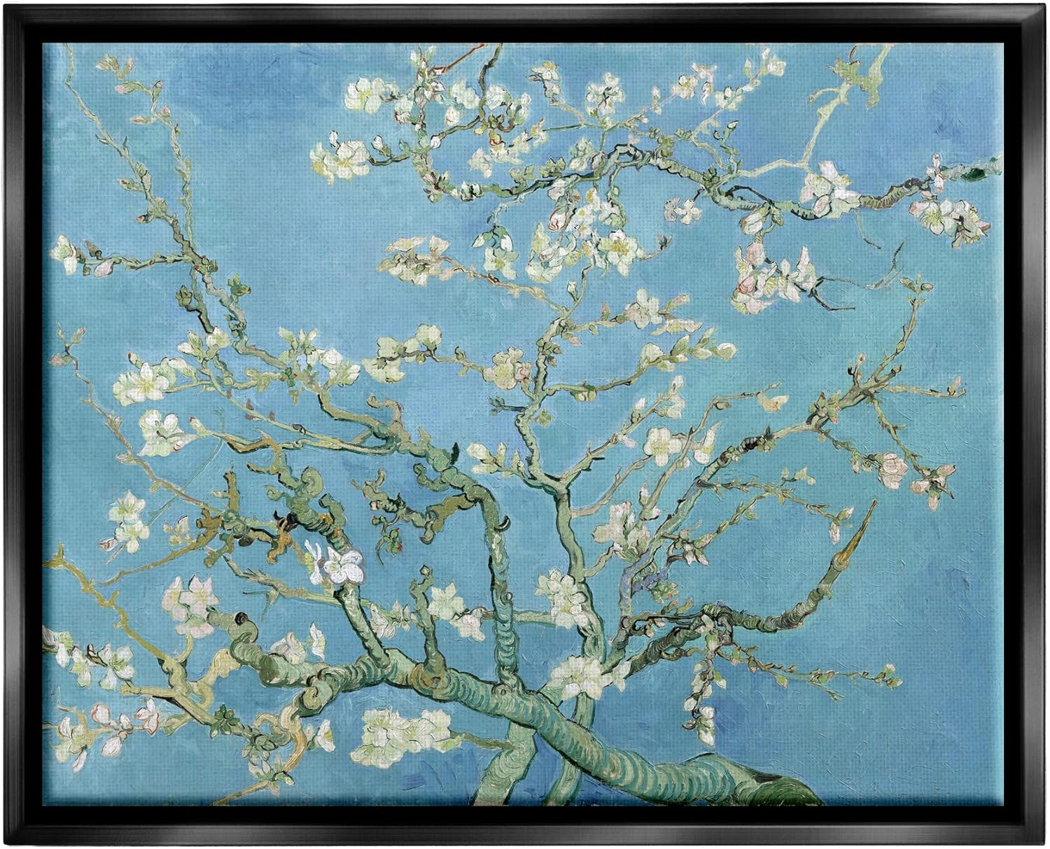 Stupell Industries Almond Blossoms Vincent van Gogh Classic Tree Blossom Painting Floating Framed Wall Art, Design By one1000paintings