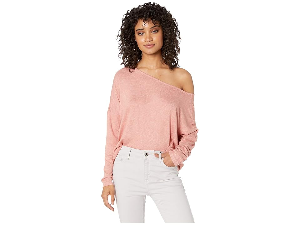 

Roxy Your Time Women Cozy Top (Desert Sand Heather) Women's Clothing