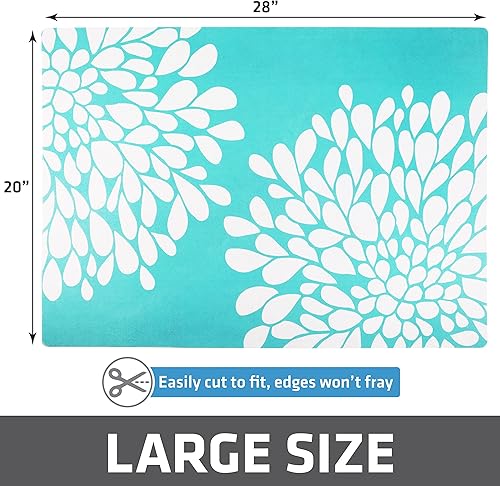 Miniatura 7 de Drymate Tapete original para arena para gatos, contiene desorden de la caja, protege los suelos, a prueba de orina, lavable a máquina, suave para