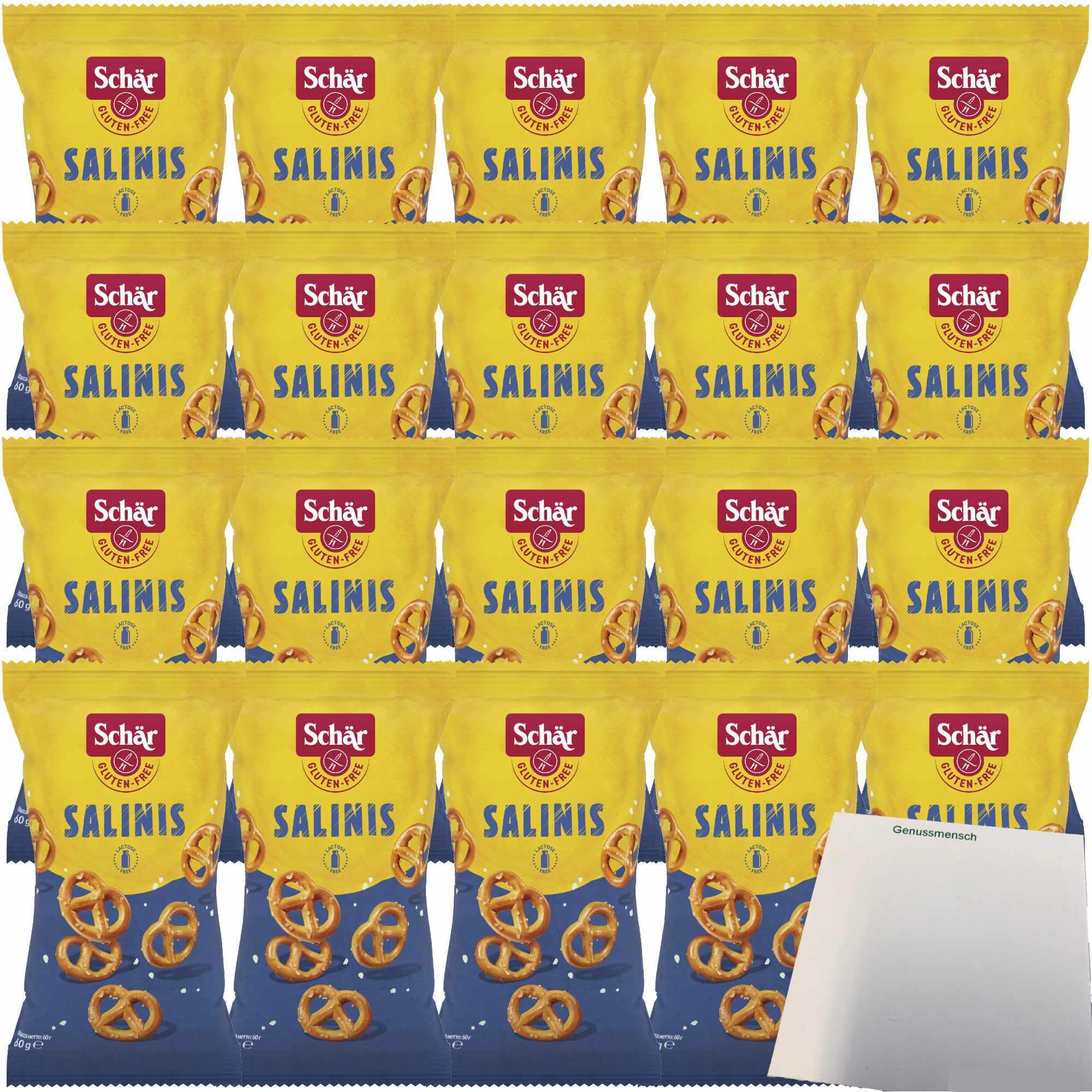 usy Bundle für Schär Salinis glutenfrei VPE (20x60g Packung) + usy Block