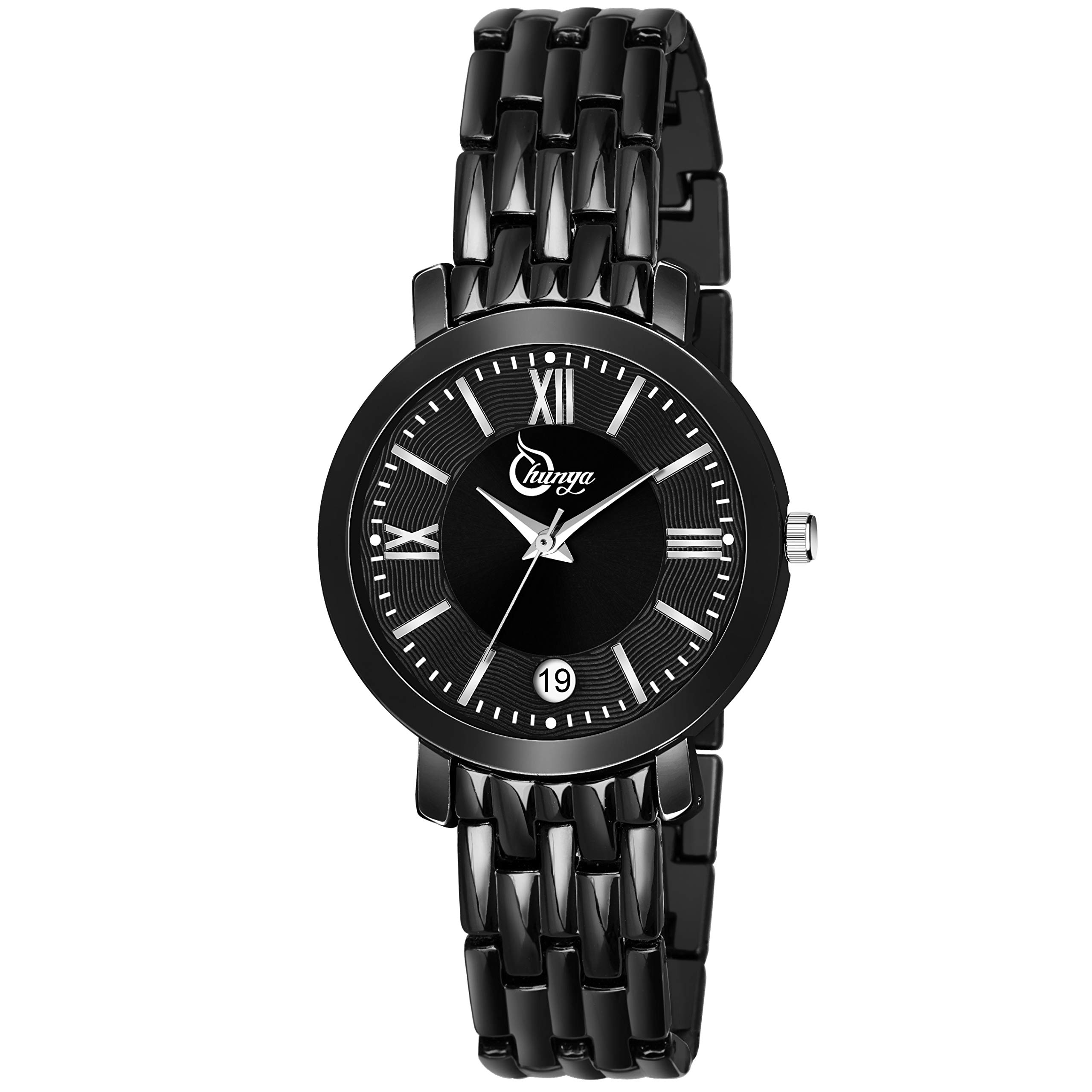 Shunya Exclusive Latest Silver Analog Watch - for Women & Girls (Black) (B08B5XBLCT) Amazon Price History, Amazon Price Tracker