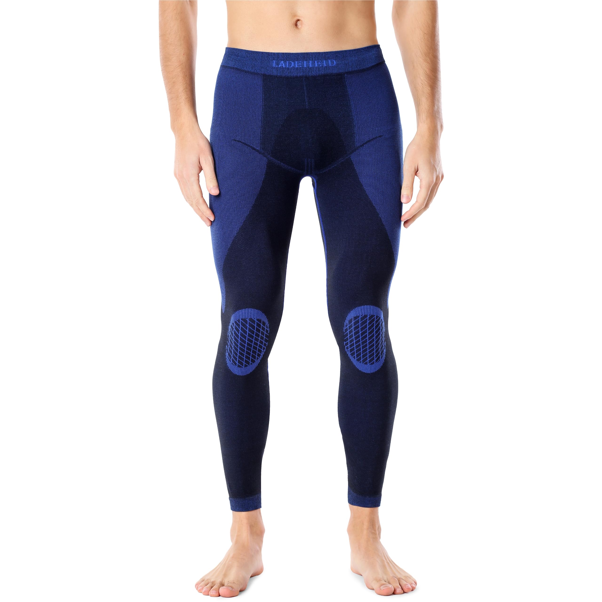 Ladeheid Herren Thermounterwäsche Lange Unterhose Thermoleggings Funktionsunterwäsche für Winter und Sport, thermoaktiv, warm und atmungsaktiv LAGI002