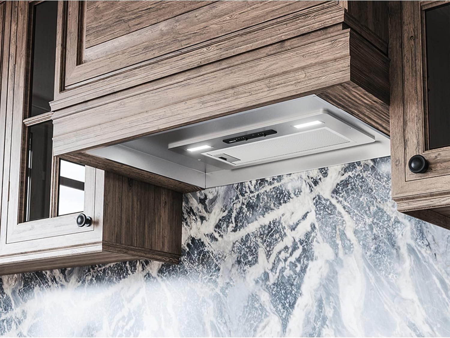 Buy Zephyr AK8400BS 20 Inch Tornado Mini Kitchen Insert Hood