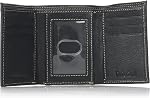 Timberland Cuir véritable pour hommes RFID Blocage Trifold Wallet, Noir, Taille unique