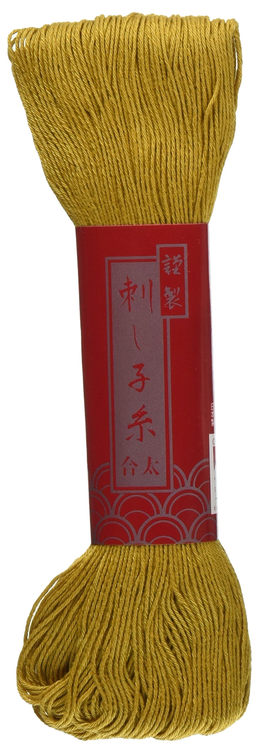 ダルマ 刺し子糸 合太 100m col.3 金茶 01-2111