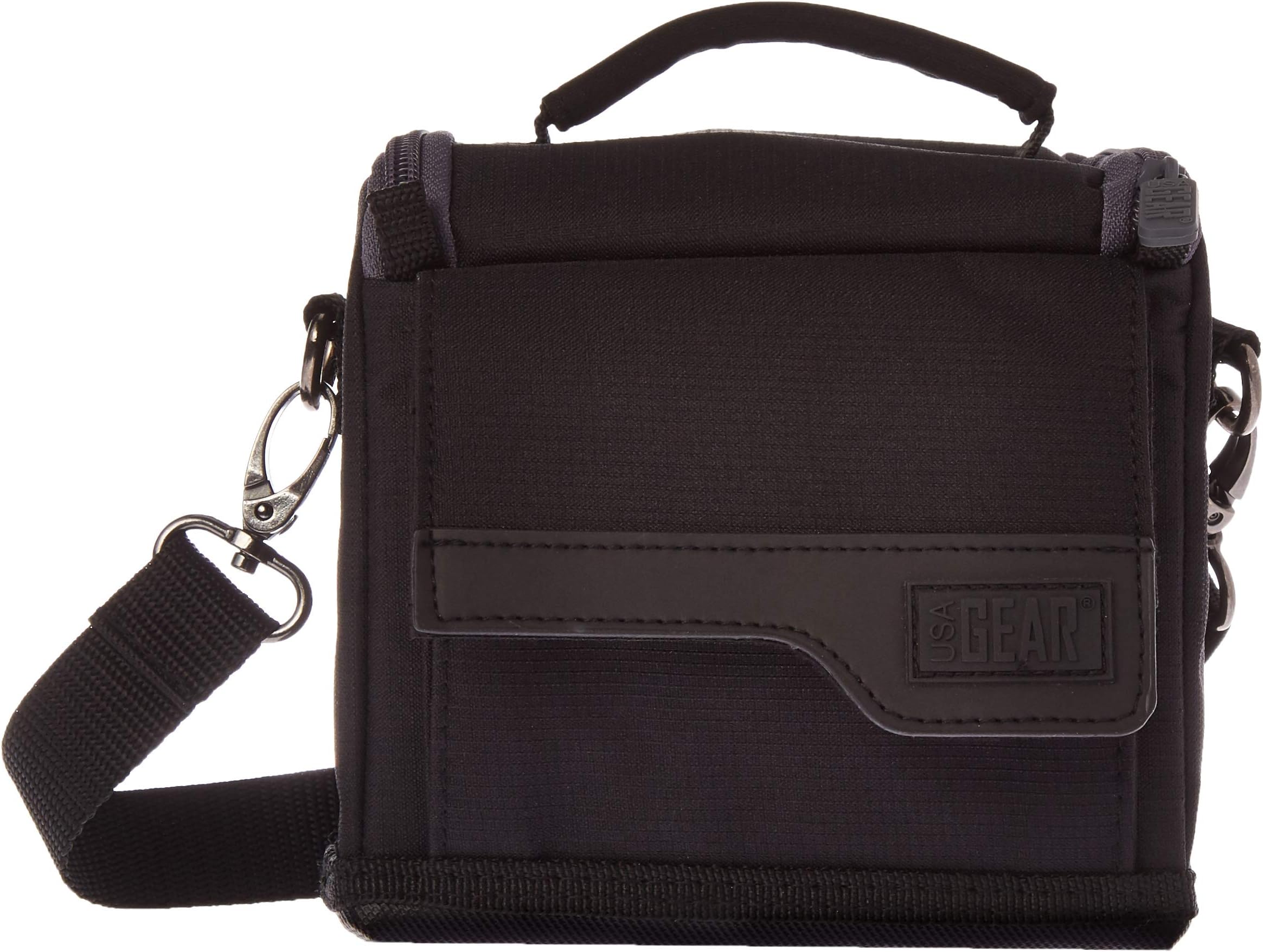 USA Gear Camera Carrying Pouch Case with Soft Scratch Resistant Interior and Removable Internal Compartments for Sony/Cannon/Olympus/Panasonic/Nikon & More Micro Four Thirds Digital Cameras