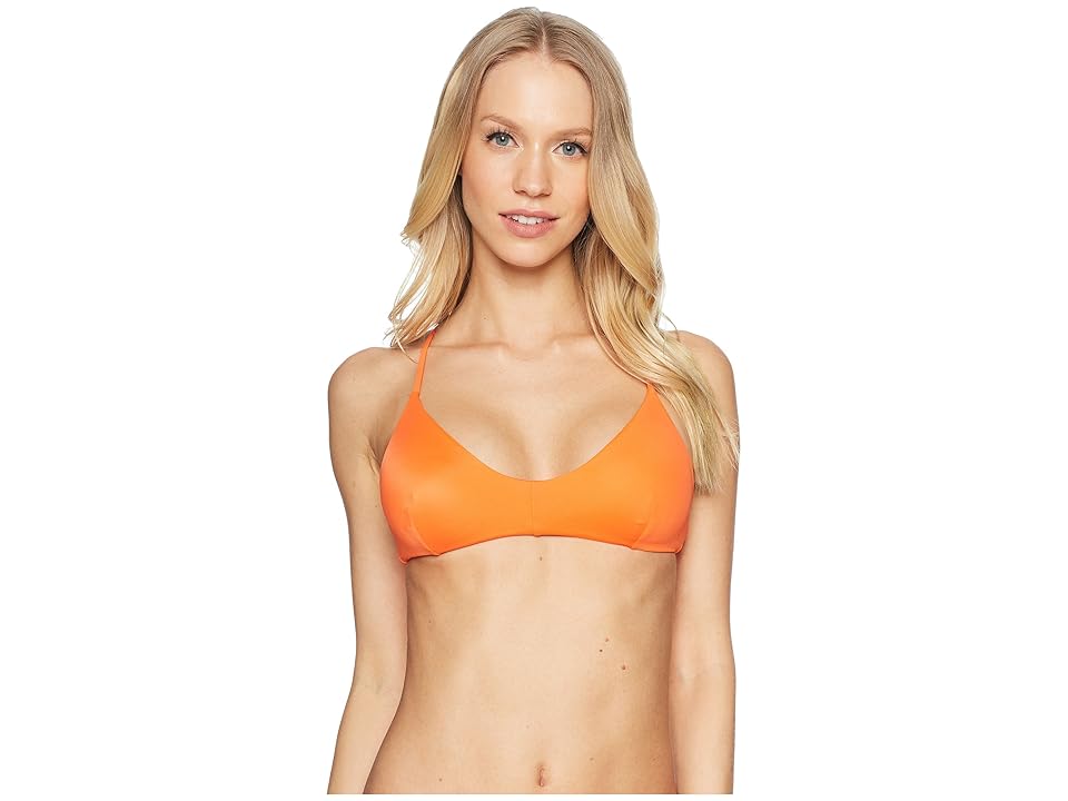 

RVCA Solid Cross Back Top (Chili) Women's Swimwear