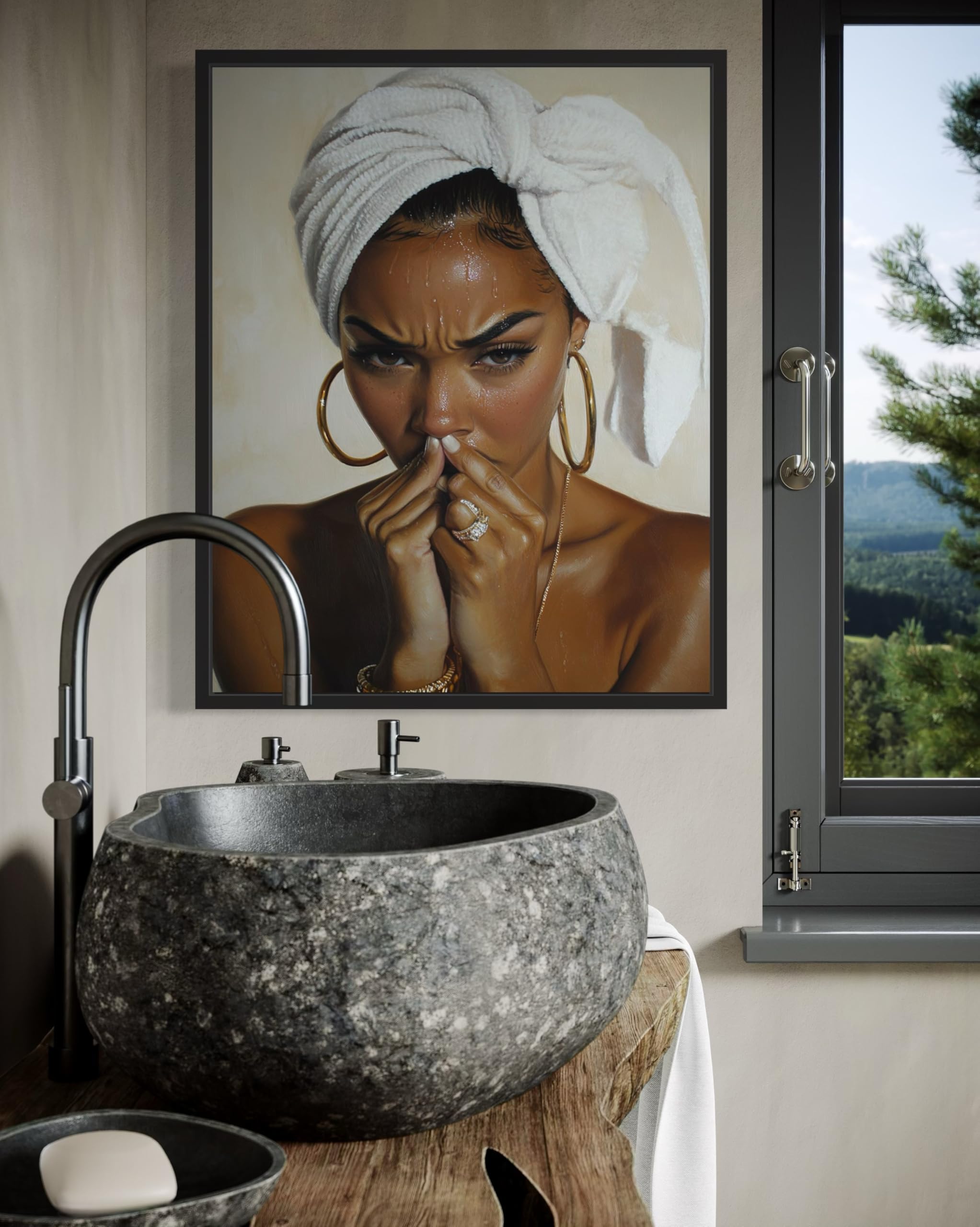 Amazon.com: Funny Smell Bathroom Art Print Poster, Humor Aesthetic