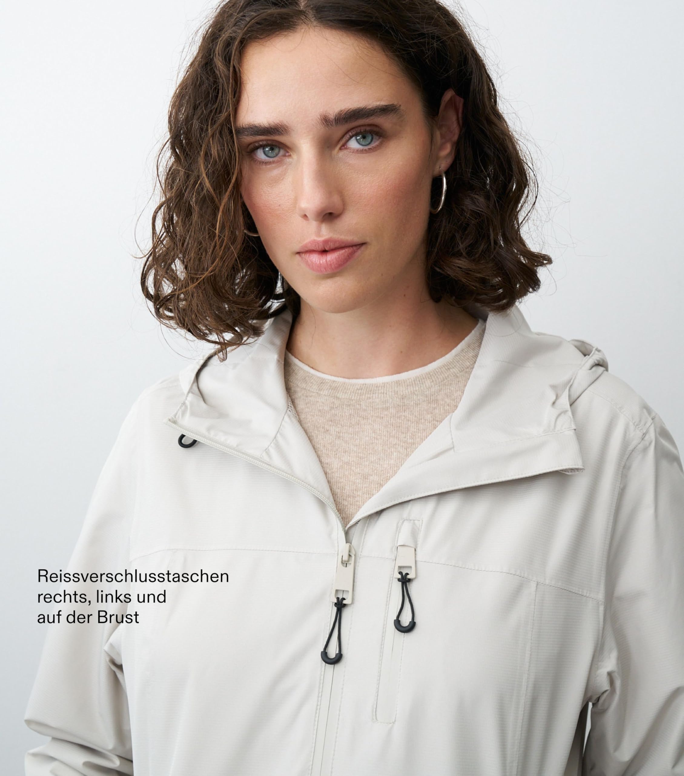 ONUA Regenjacke Damen wasserdicht, winddicht & atmungsaktiv, Funktionsjacke, Outdoorjacke, Allwetterjacke oder Wanderjacke mit thermisch versiegelten Nähten (Größe 36-48)