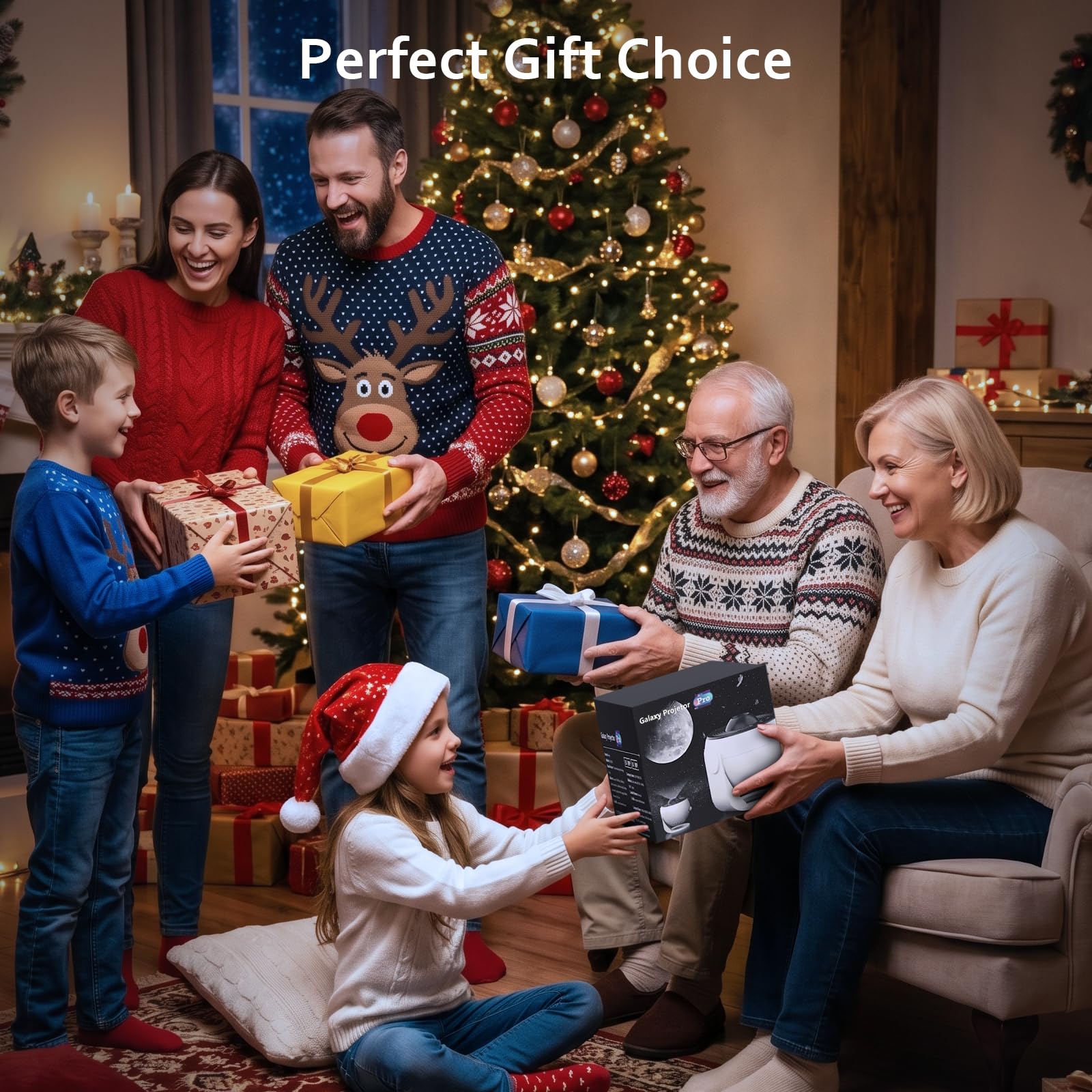 Galassia Proiettore Pro, Proiettore Stelle Soffitto Planetaria Cielo Stellato Luce Notturna con 3 Discs, Galaxy Projector per Bambini Adulti Camera Regalo Compleanno