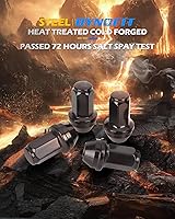 Vista 52 de Dynofit Tuercas de llanta de 0.472 in x 1.5 compatibles con Ford Lincoln, para fusión 2006-2019, Escape 2001-2019, enfoque 2012-2018, tuercas