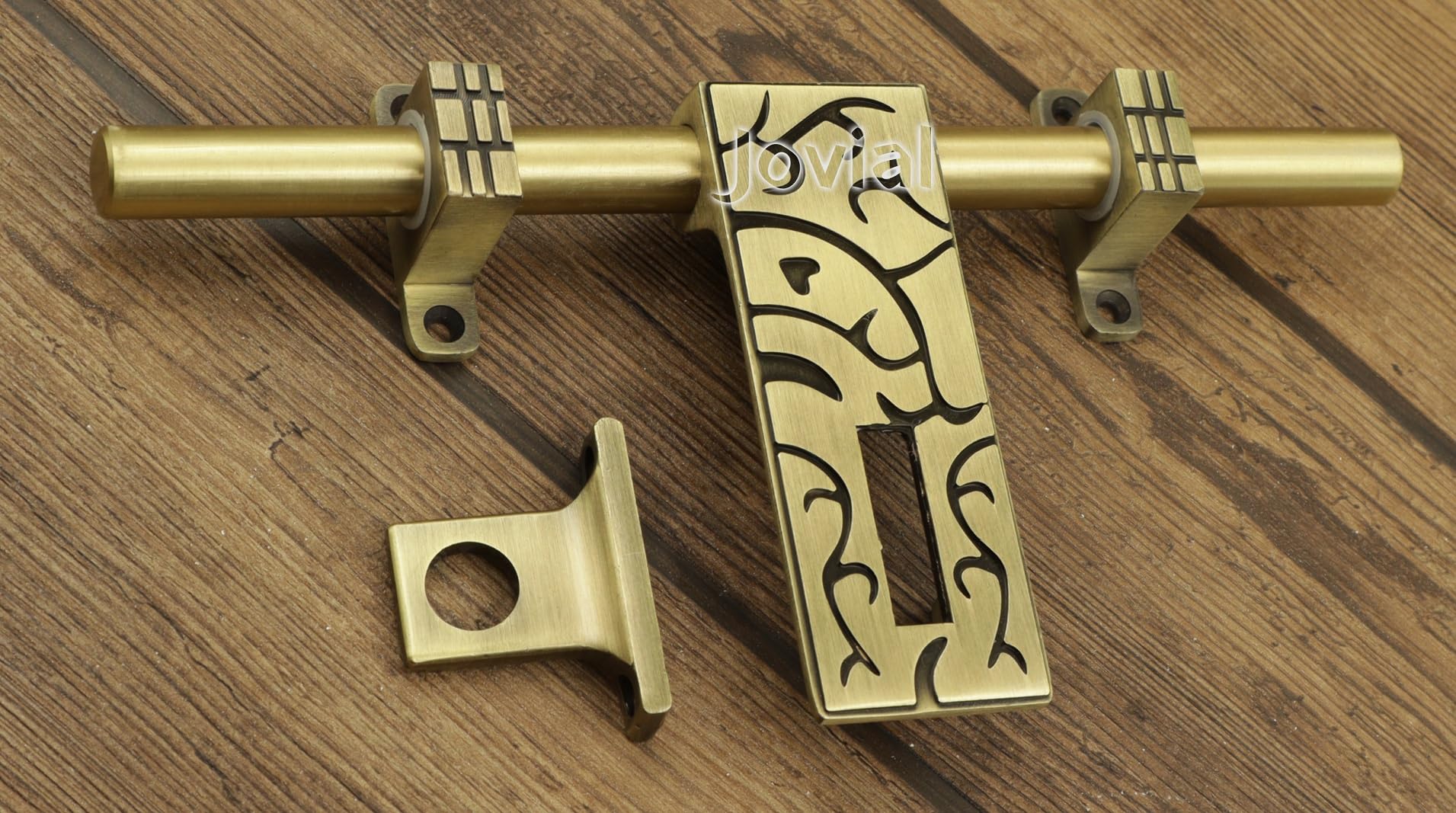 Jovial 1018 - Double Door - Door Fittings Kit, Door Accessories Kit, Door Kit Set (12"-1 Aldrop, 10"-1 Latch, 4 Handles, 2 Tower Bolt and 2 Door Stopper, Finish : Antique Brass) (B0967RD3YZ) Amazon Price History, Amazon Price Tracker