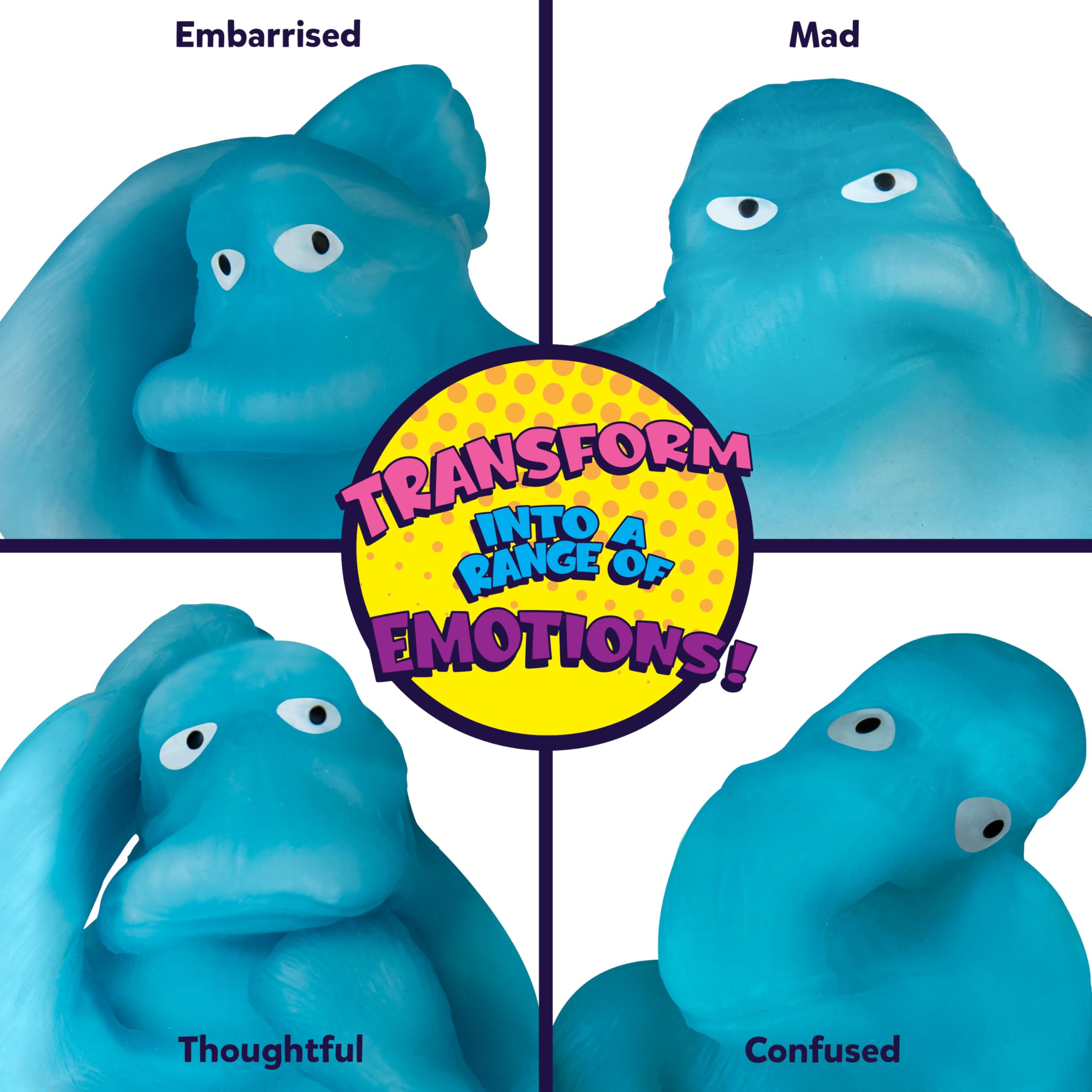 Amazon.com: ORB Funkee Monkee Squishy Monkey Mega Glow 3 Pack