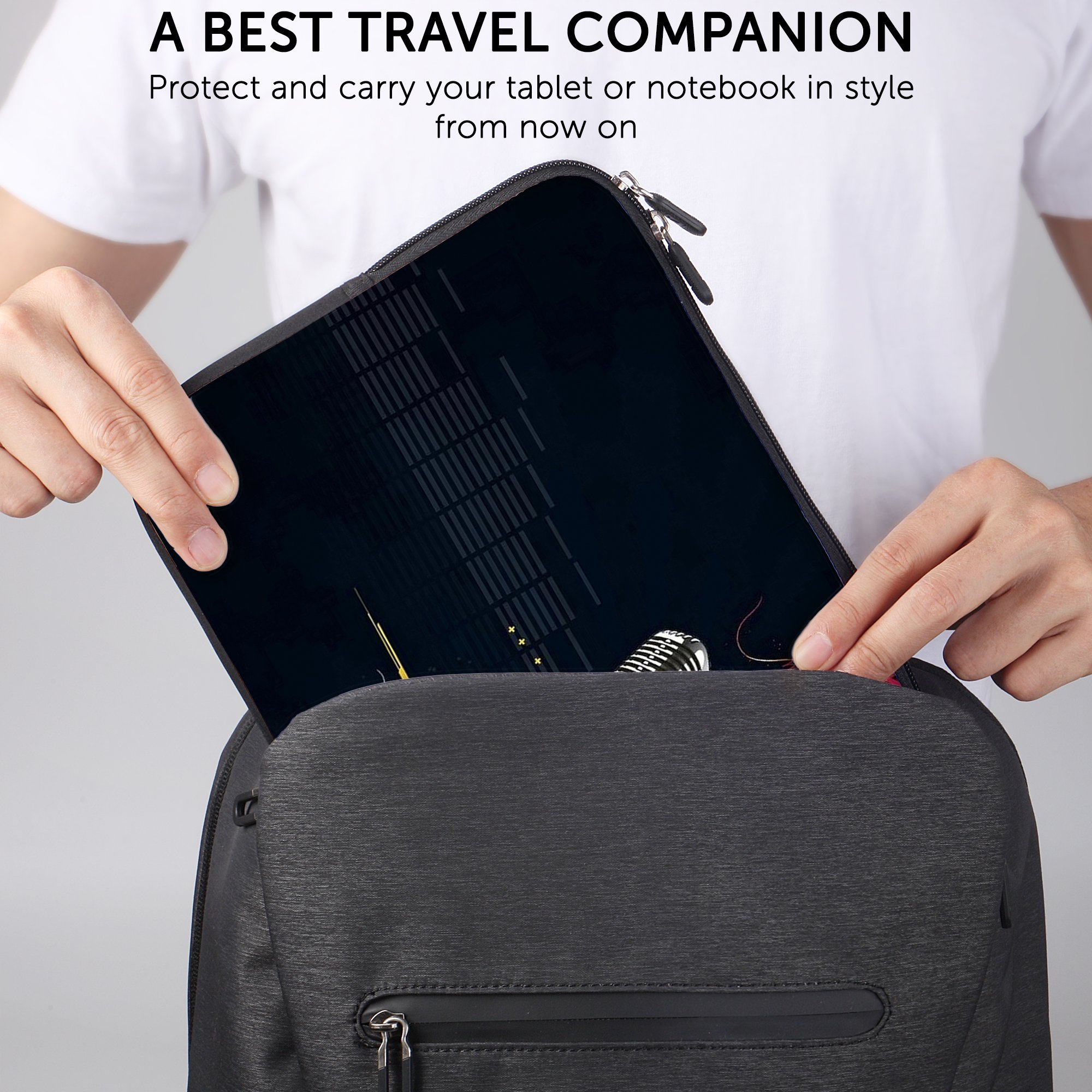 Sidorenko Laptop Tasche 15-15,6 Zoll - Neopren Hülle Schutzetui Grün, Wasserdicht