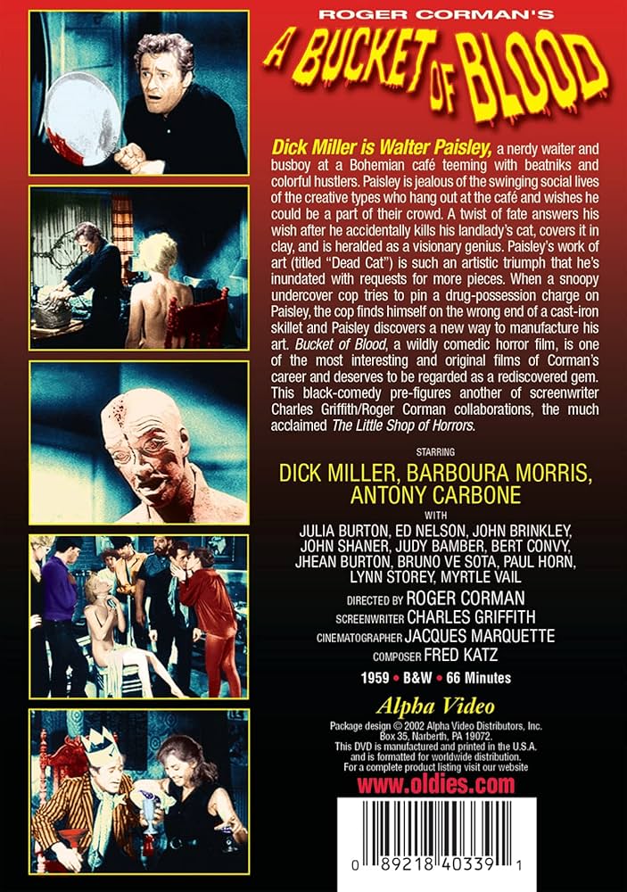 A Bucket of Blood : Dick Miller, Ed Nelson, Julian Burton