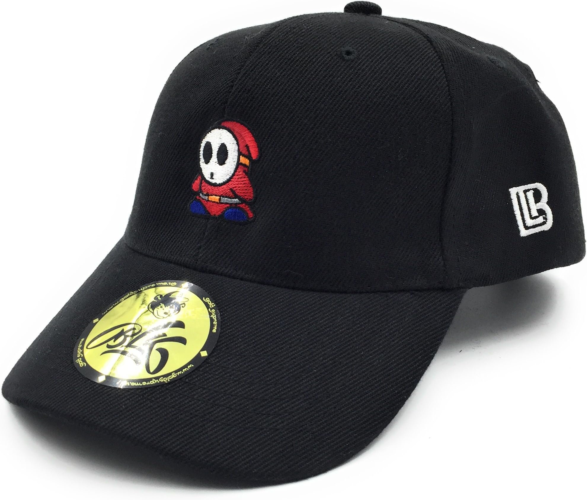 Gold Supreme B L K Label - Shy Guy Dad Hat (Black) One Size