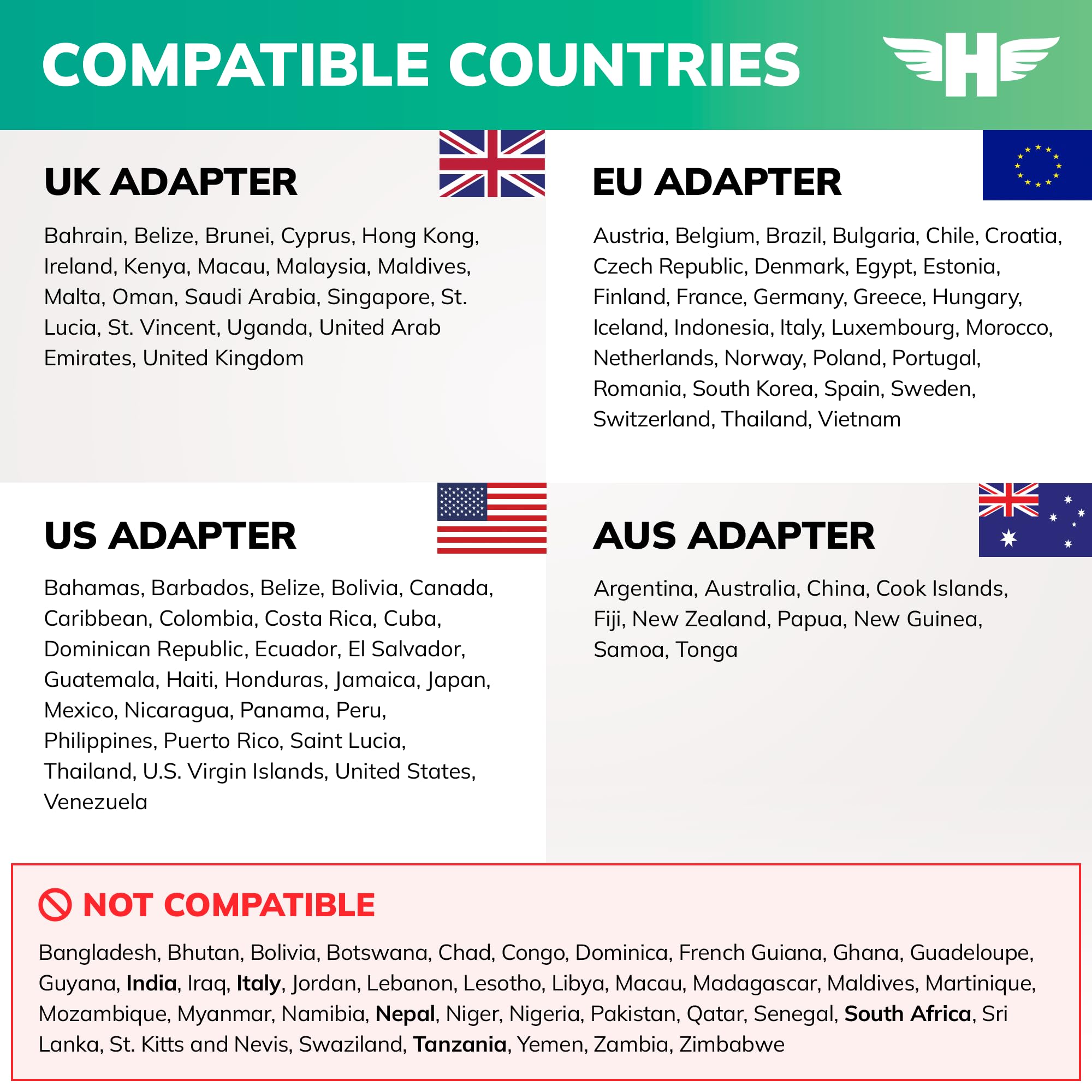 Hero International Reiseadapter