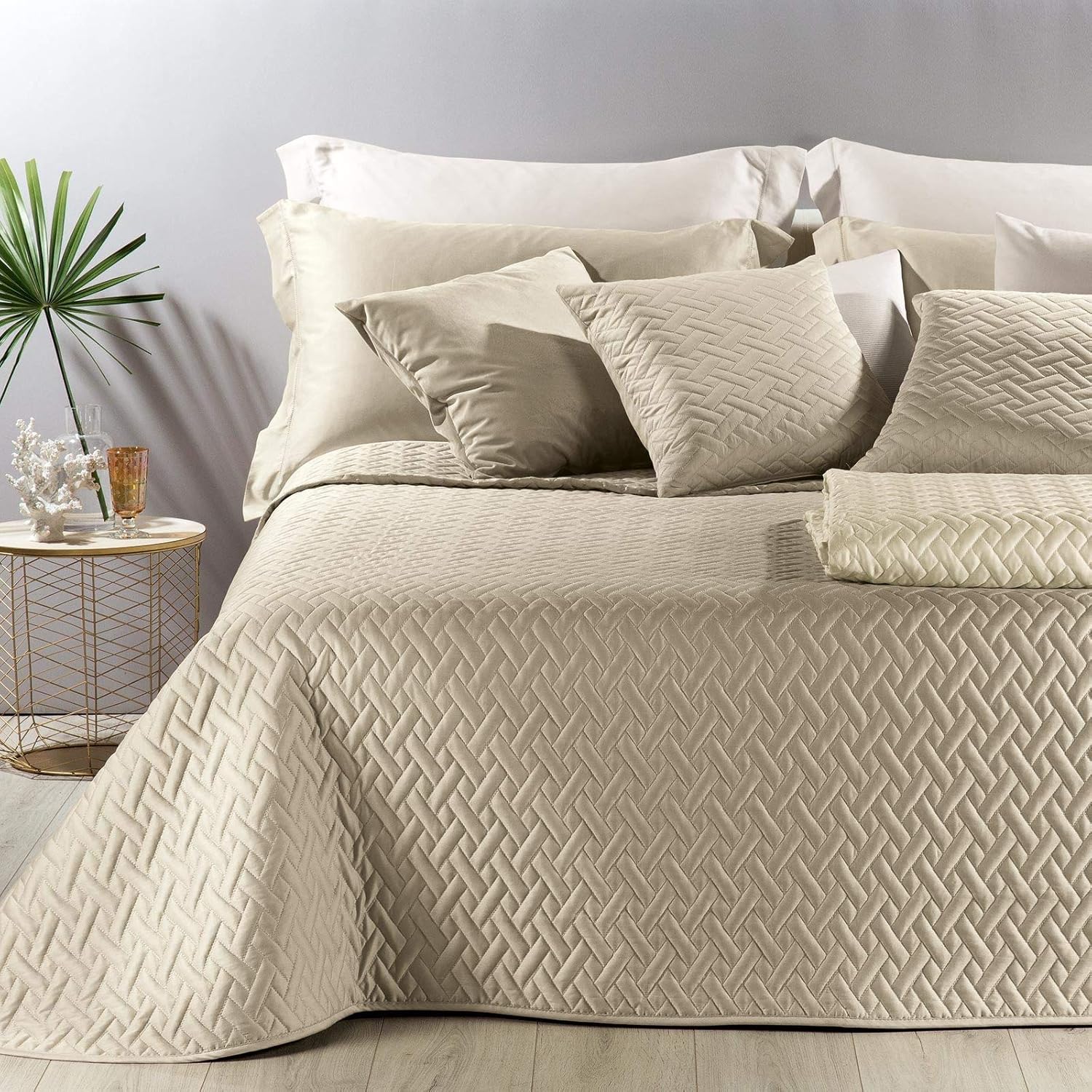 Mont Chalet Completo Copripiumino Matrimoniale Double Face In Velluto - Foto 6