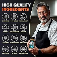 Vista 43 de Condimento para palomitas de maíz, mezcla de condimentos de rancho picante, sin gluten y bajo en sodio, condimentos con sabor a palomitas de maíz