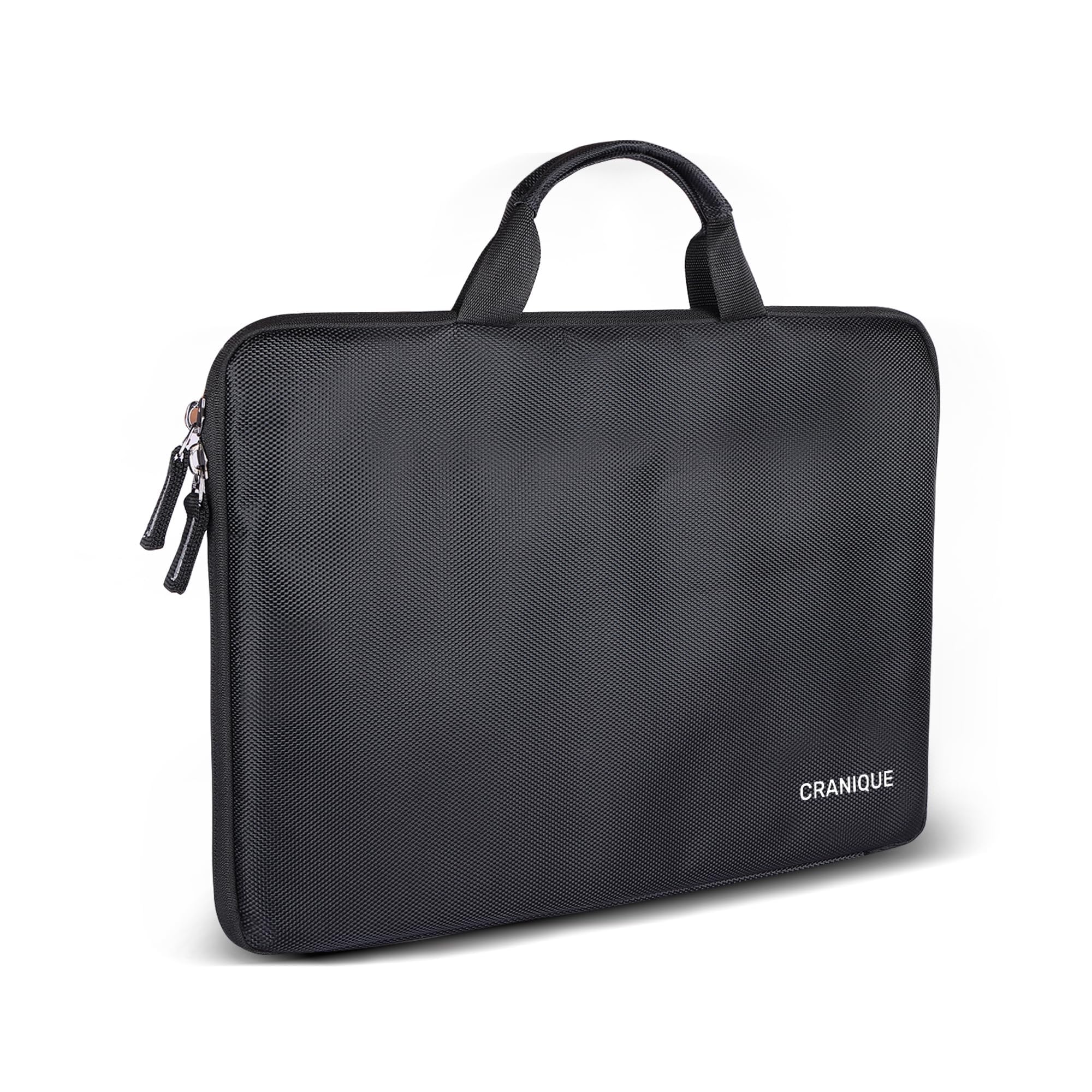 Cranique Laptop Sleeve 15.6 Inch Laptop Bag 15 Inch Water Resistant Shockproof Slip Case Laptop Cover with Handle (QC1-15-Black) (B0D453HGPY) Amazon Price History, Amazon Price Tracker
