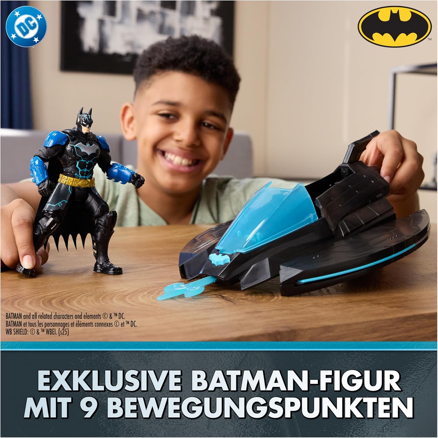 DC Comics – Batman Ninja Strike – Batwing + Batman Figure 15 cm – Articulated Figure – Create Your Own Masked Fights – Super Hero – Collectible Toy – Children's Toy Ages 3+