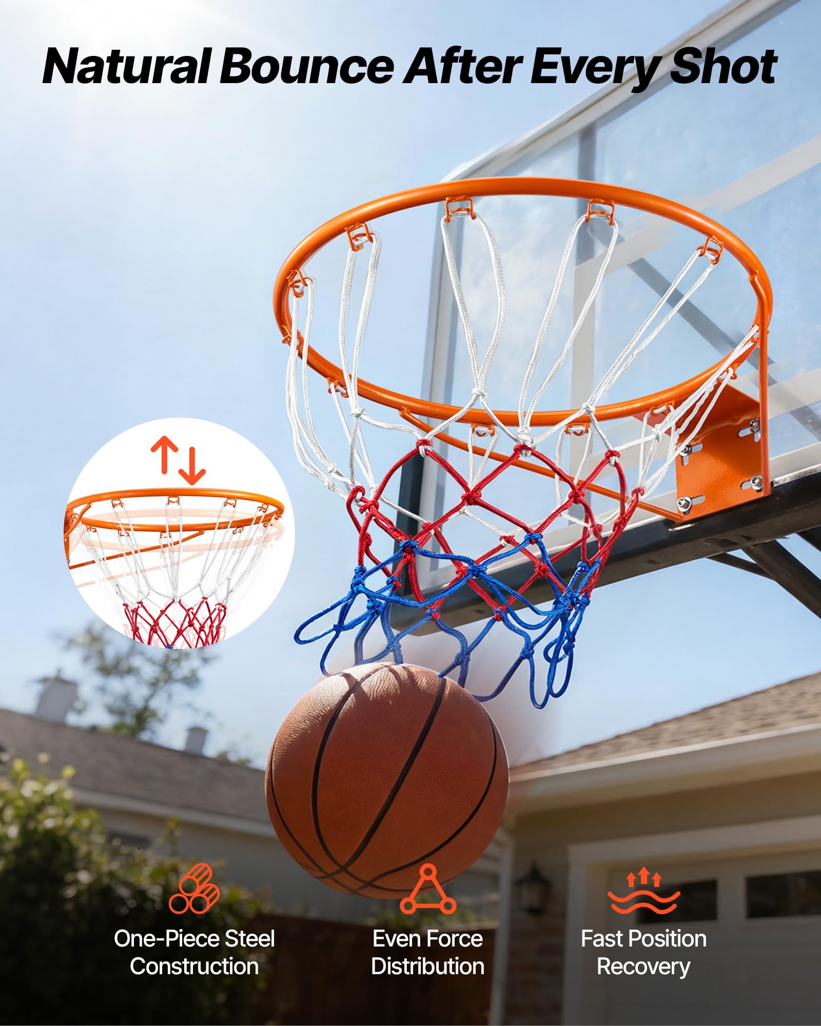 VEVOR Panier de Basket Diamètre Extérieur