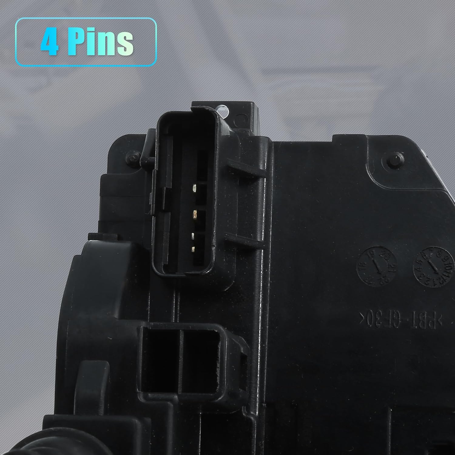 X AUTOHAUX Replacement Front Right Passenger Side Power Door Lock Actuator Motor with Cable for Hyundai Sonata 2008-2010 Door Latch Actuator Assembly Replace No.813203K530 Black