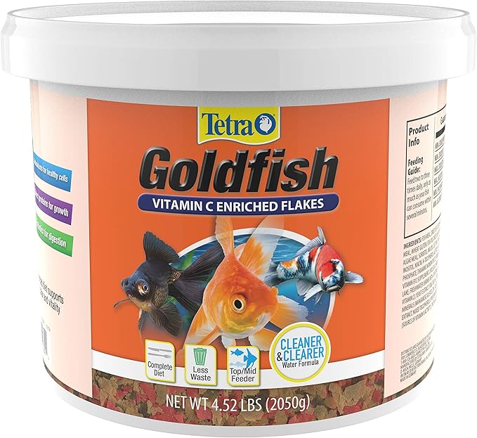 Tetra Goldfish Flakes, Nutritionally Balanced Diet For