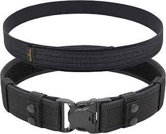 Duty Belt for Law Enforcement Police Security Correctional Officer 2"/2.25" Wide Tactical Outer & Inner Belt