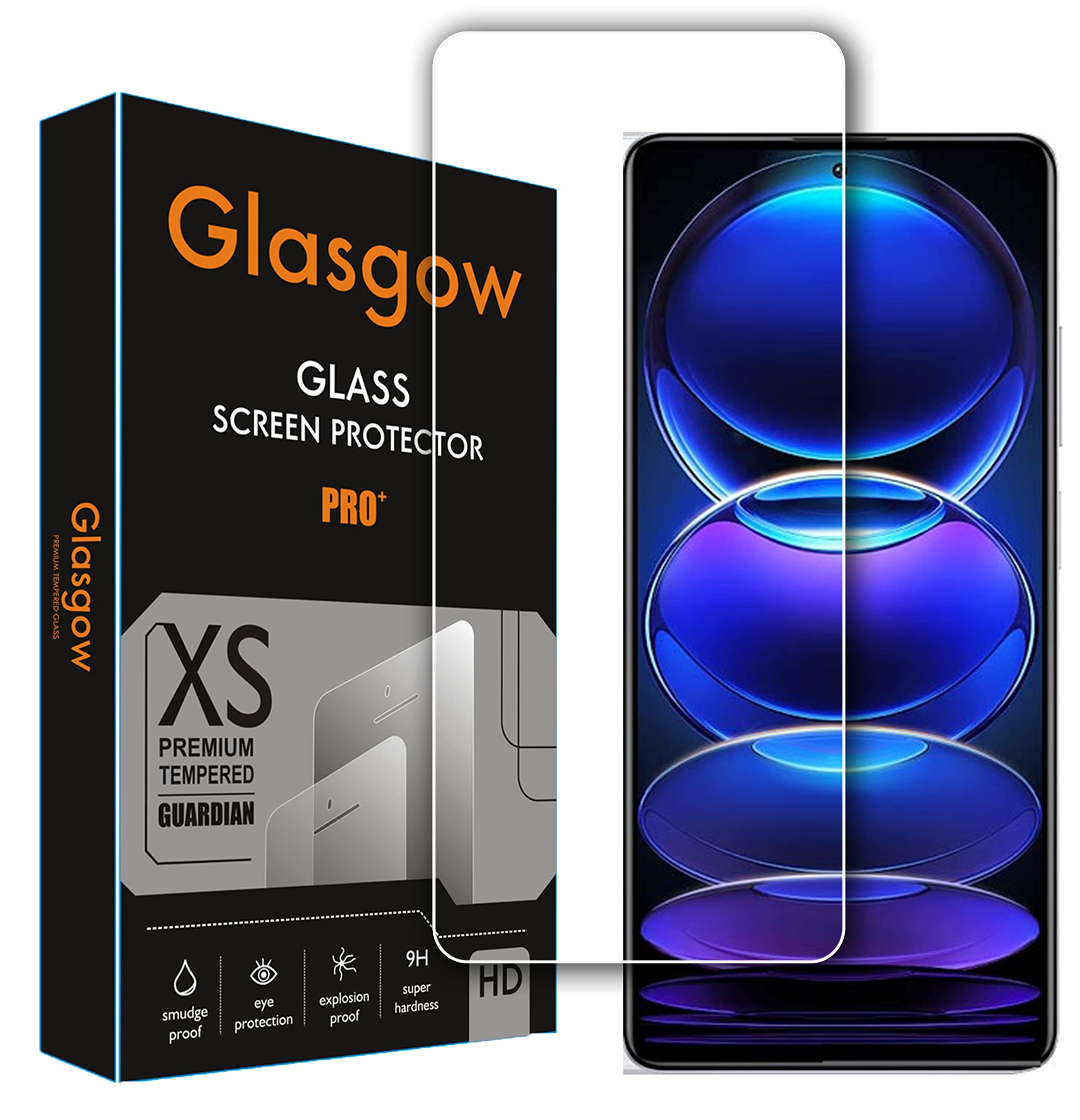 Glasgow |For [ Mi Redmi 12 5G / Poco M6 Pro 5G ] | Tempered Glass Screen Protector Guard | Bubble Free Installation | Gorilla (B0CGZPL2GH) Amazon Price History, Amazon Price Tracker
