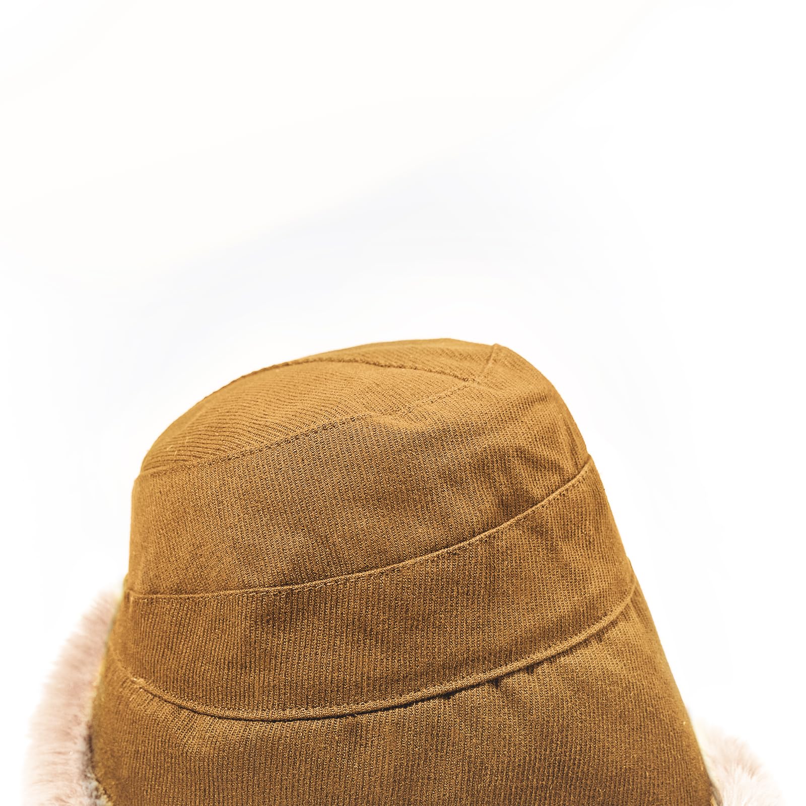 YAMEE Cappello Invernale Donna Calda, Beanie Hat Protezione dal Freddo, Pescatore Arrotolato Bordo Peluche, Antivento per Campeggio