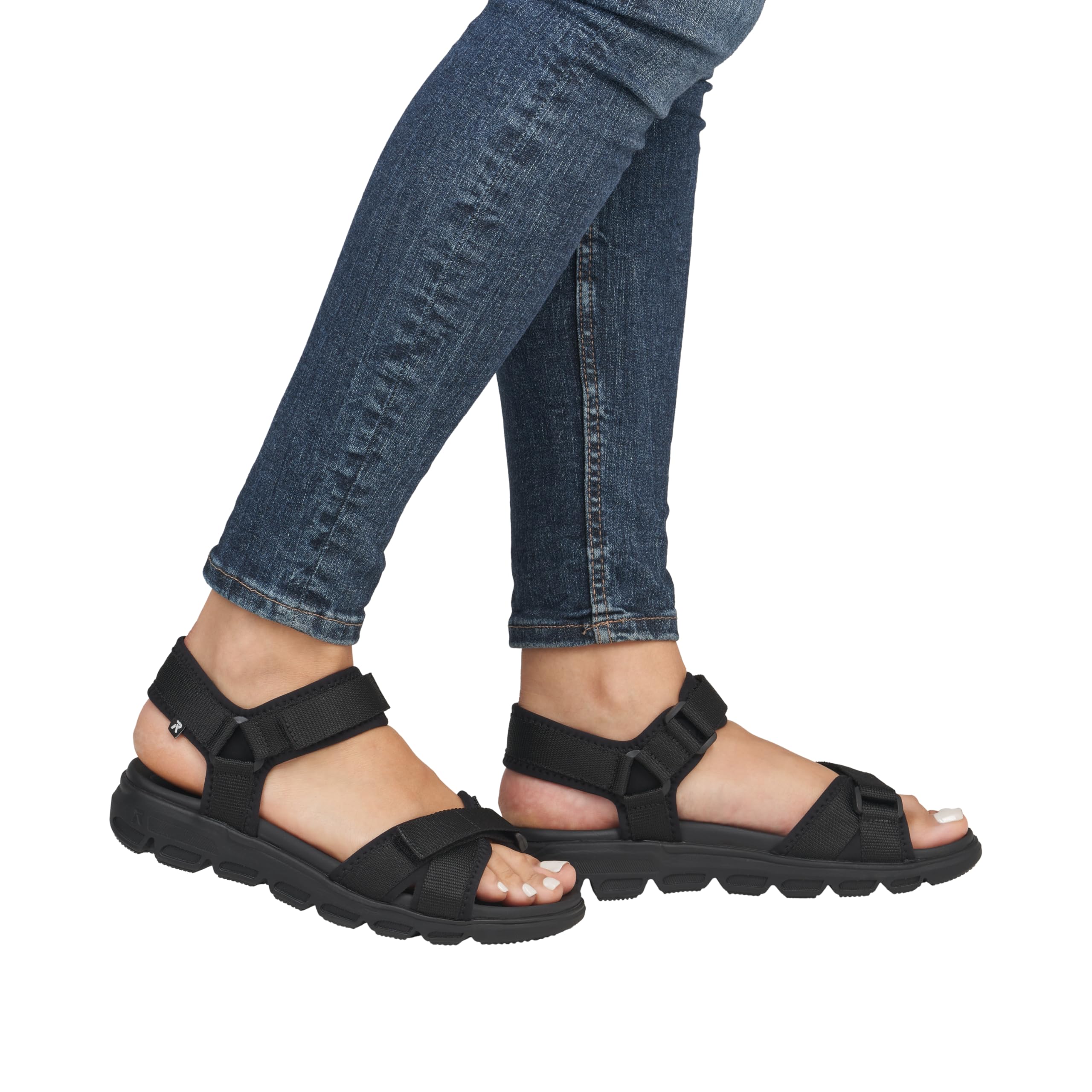 Rieker Damen V8401 Trekkingsandalen