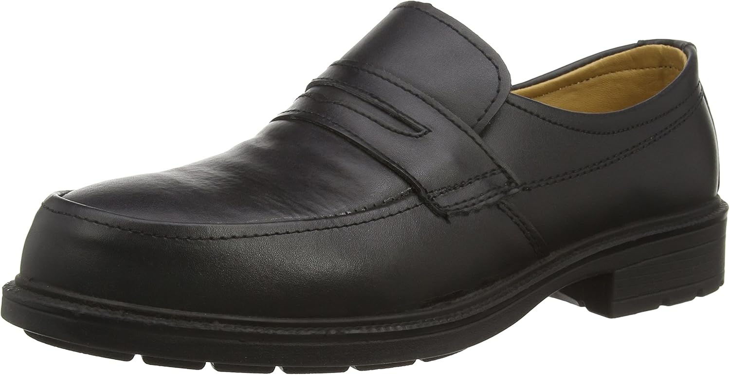 Amblers Steel Mens FS46 Mens Slip On Safety Work Shoes Black Black UK Size 11
