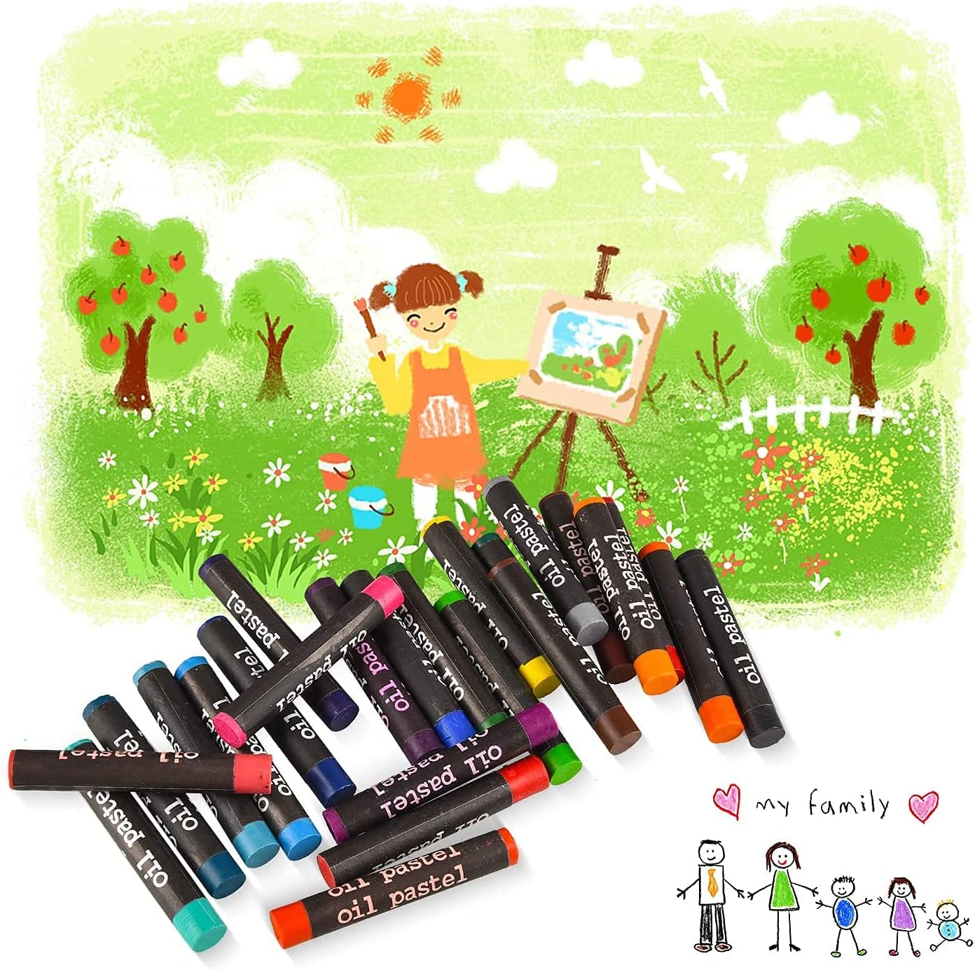 148 Piece Deluxe Art Set, Artist Drawing&Painting Set, Art Supplies with Wooden Case, Professional Art Kit for Kids, Teens and Adults