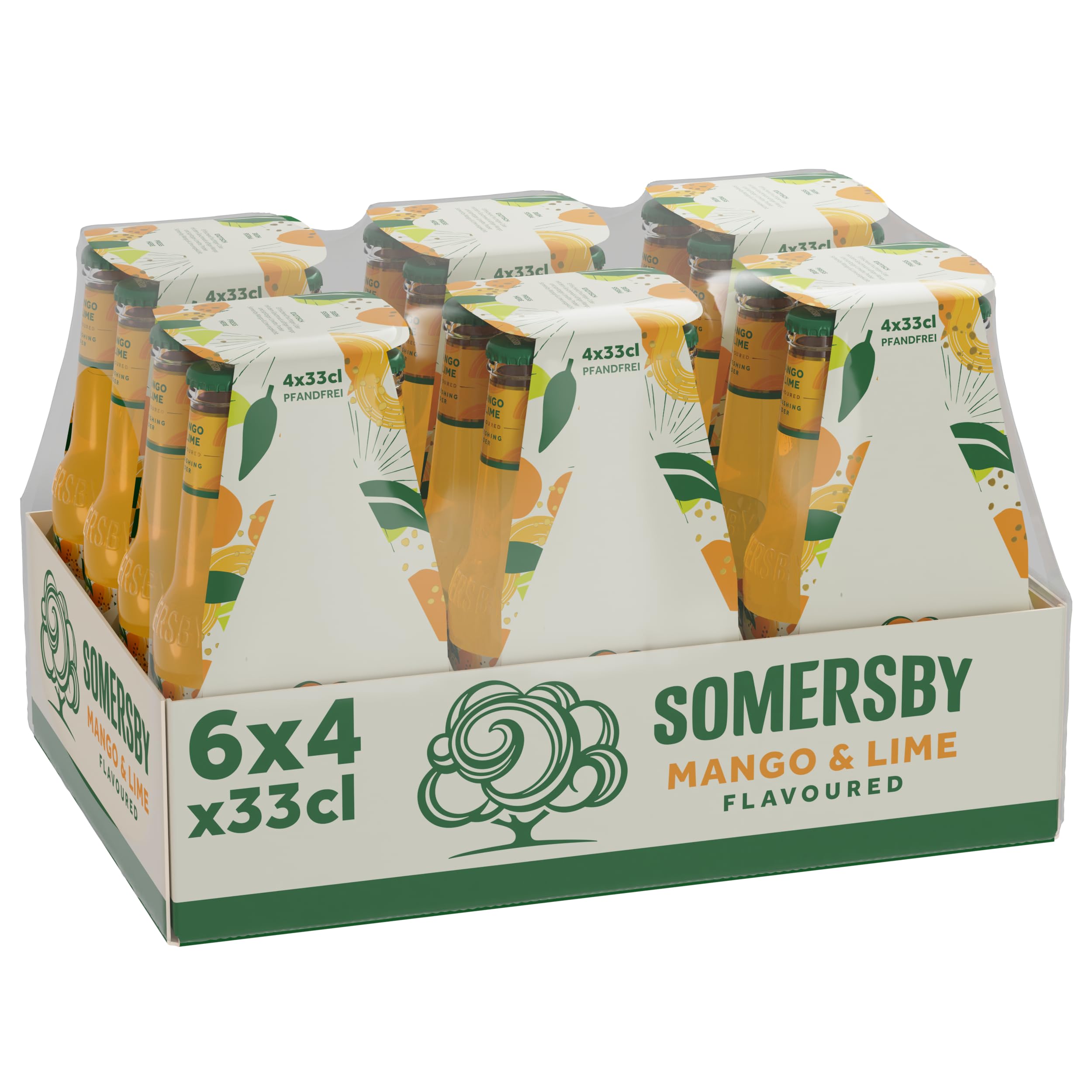 Somersby Mango & Lime Cider, Glas Einweg 24 x 0.33 L