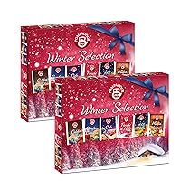 Pompadour, Winter Selection (2 box da 30 filtri), Infusi Invernali, Garofano Cannella, 1001 Notte, Caldo Abbraccio, Fiocchi di Neve, Magia d’Inverno, Cielo di Stelle, Senza Lattosio e Allergeni, Vegan