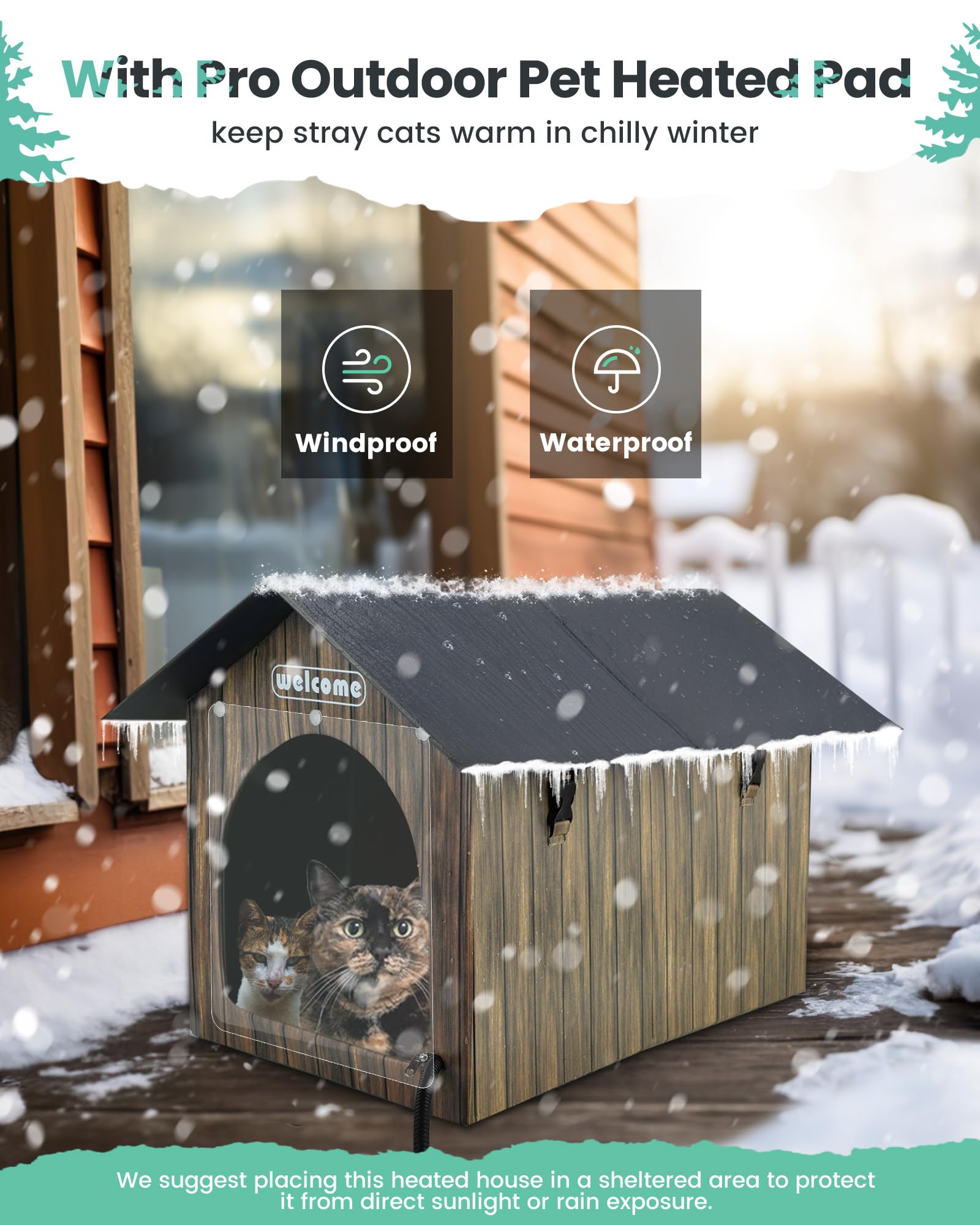Heated Cat Houses For Outdoor Cats In Winter