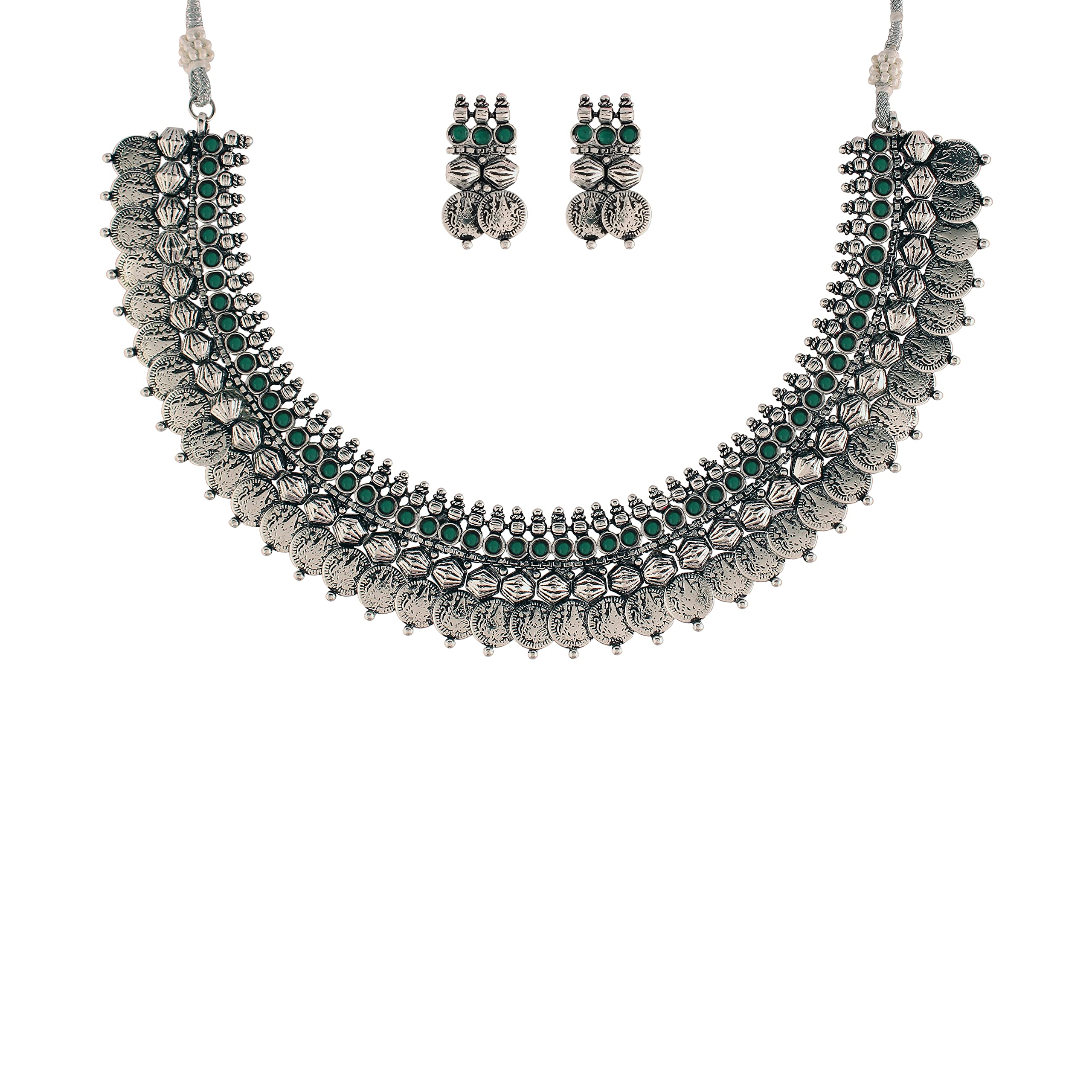 See full amazon price history chart for I Jewels Navratri Silver Oxidised Traditional Style Coin Necklace With Earrings For Women & Girls (MC062ZG) I Jewels Navratri Silver Oxidised Traditional Style Coin Necklace With Earrings For Women & Girls (MC062ZG) (B09MTD78WN) Amazon Price History, Amazon Price Tracker