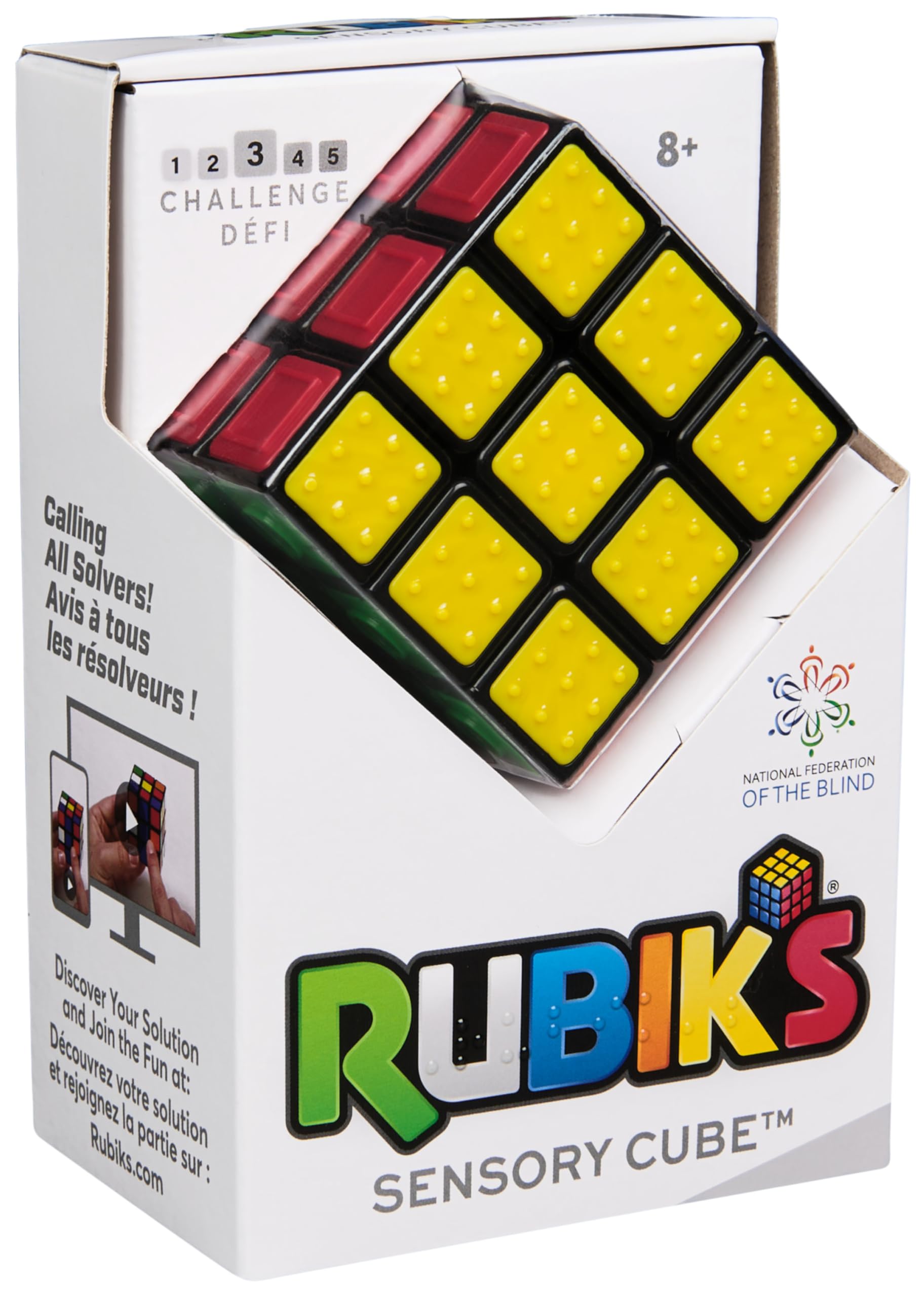 Gioco Rubik's Cube Sensory Cube, per adulti e bambini dai 7 anni in su
