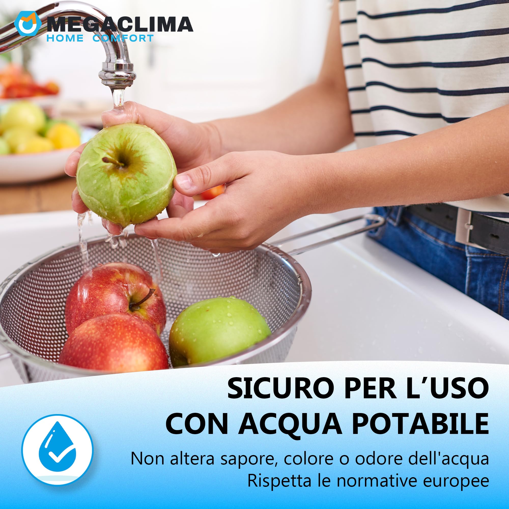 Polifosfato in Polvere 1Kg per Dosatori | Uso in Acqua Potabile | Anticalcare Sicuro per Caldaie | Conforme Norme UE | Facile da Usare POLVRIC4PR