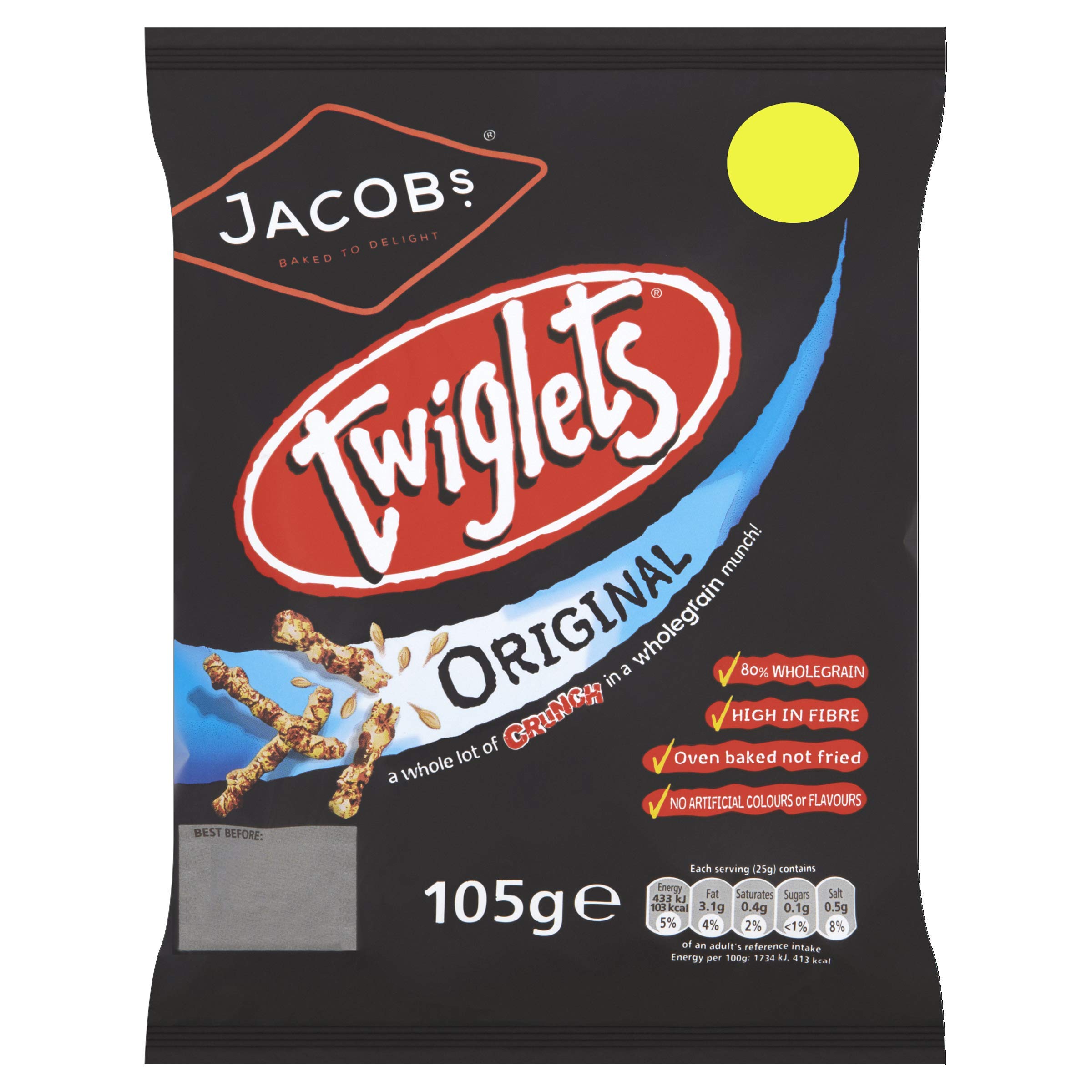Twiglets Wholewheat Sticks, 105g