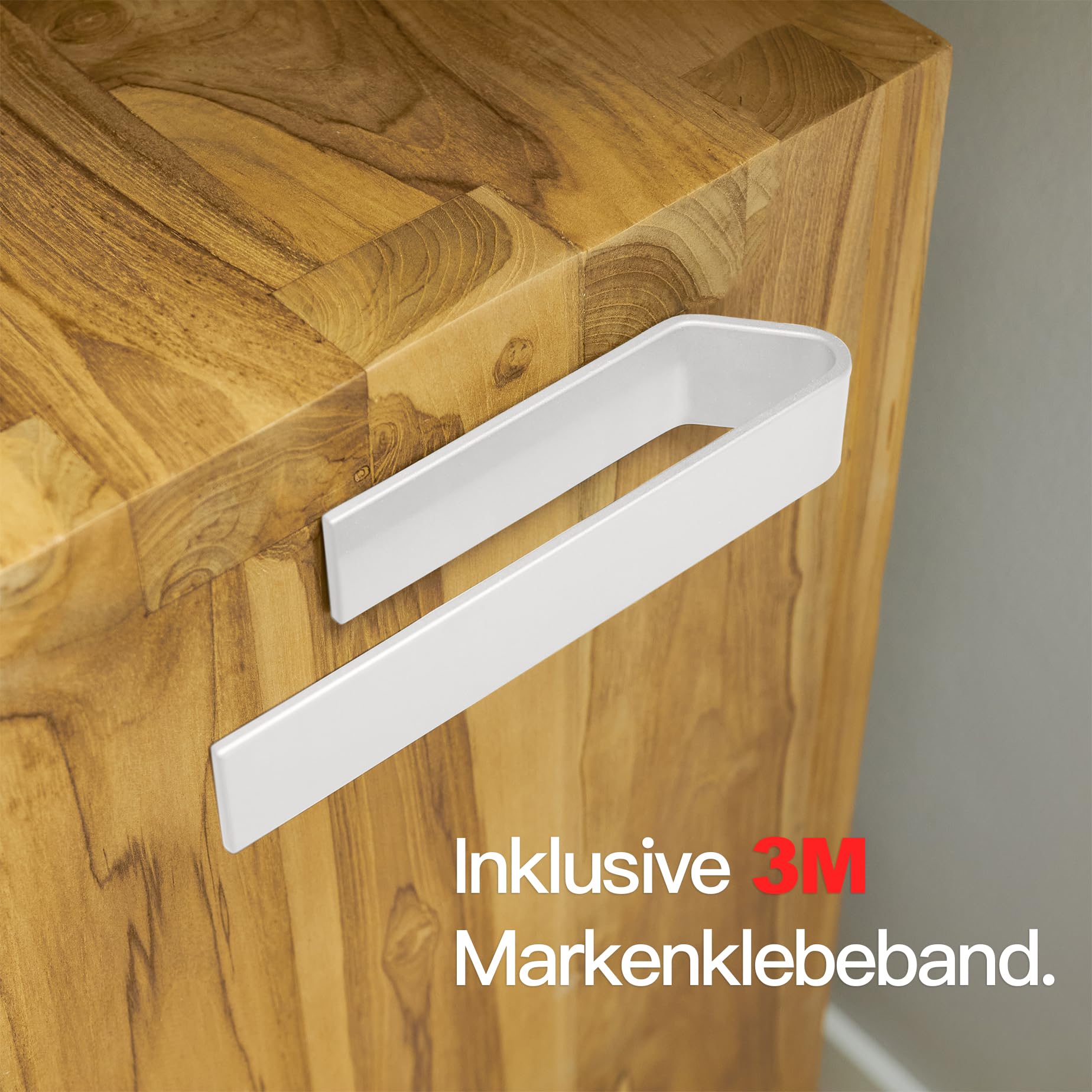 FUTUREORYY Handtuchring Aus Holz - Wandhalter Ohne Bohren Für Bad & Küche