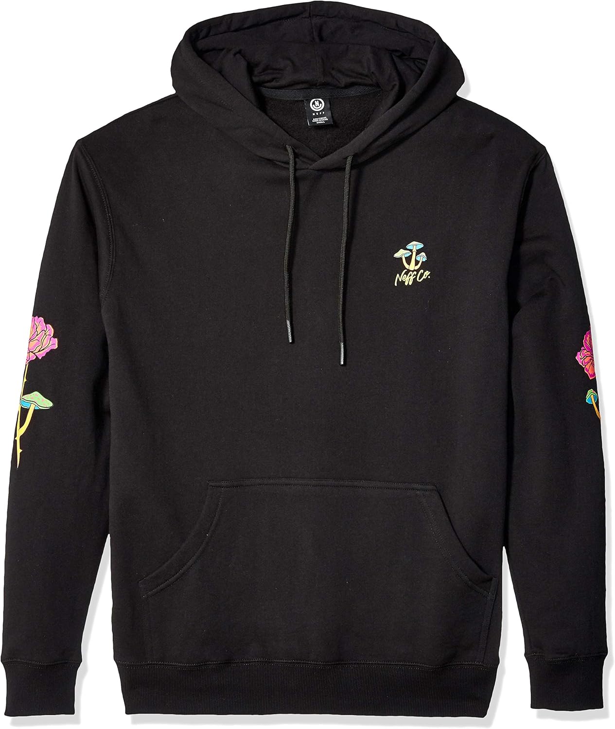 neff Men's Pullover Hooded Sweatshirts & Hoodies, Black, X-Large