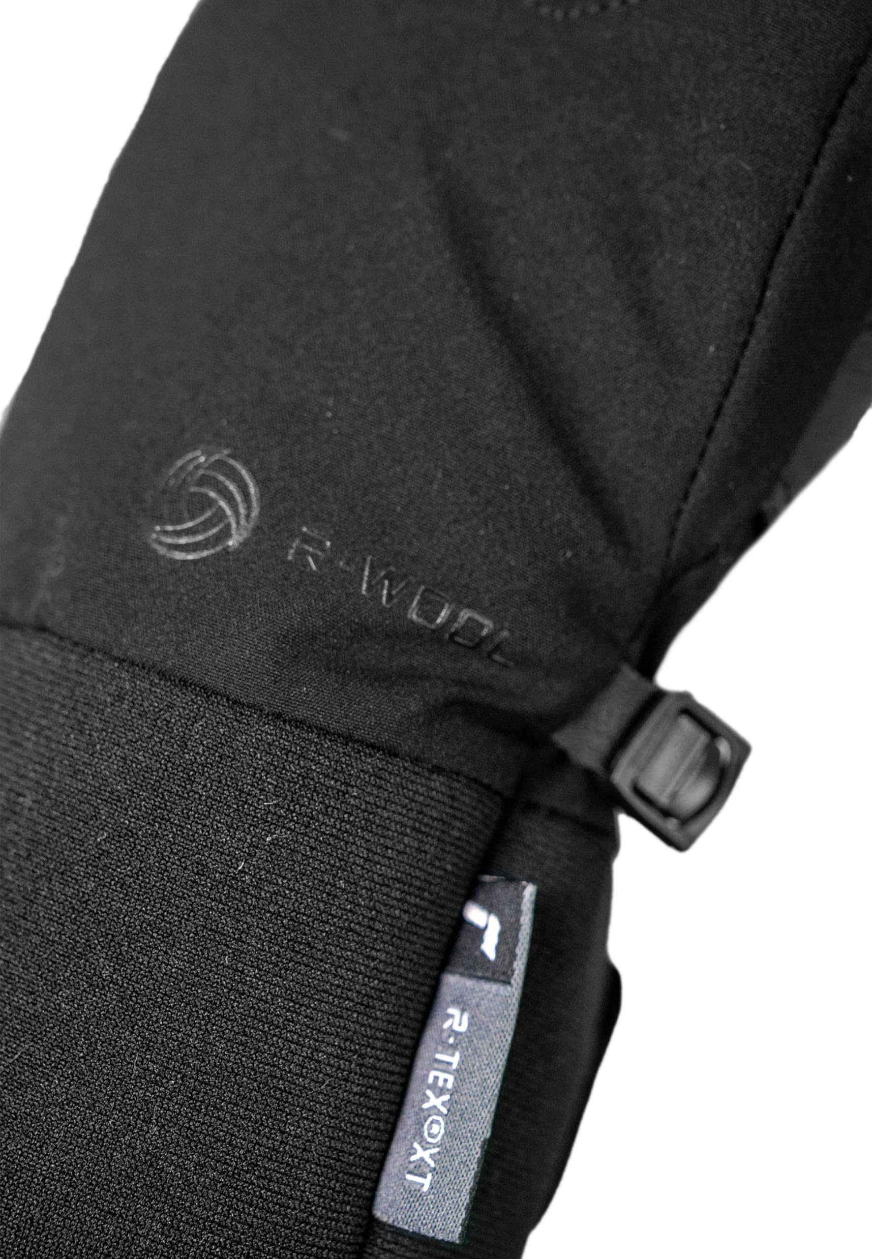 Reusch Malone R-TEX XT Rękawice narciarskie, uniseks, wodoodporne, wiatroszczelne, oddychające, ciepła izolacja z wełny, wegańska skóra, softshell, podszewka MicroActive, Tight Cuff, Comfort Leash