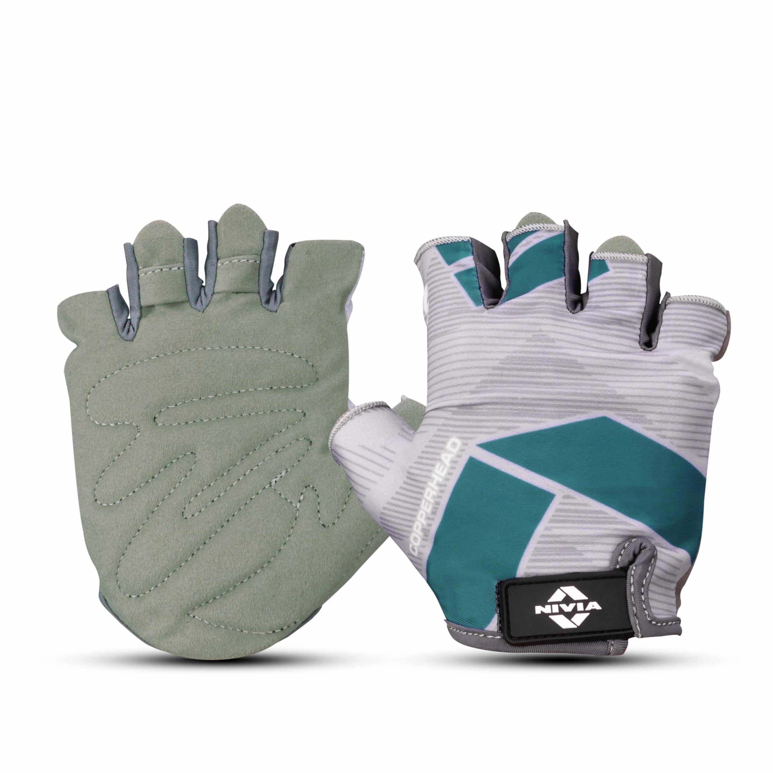 Nivia Copperhead 2.0 Sports Gloves for Men/Weightlifting and Gym/Super Stretchable Comfortable,Perfect for Weight Lifting,Training,Gym Workout,Crossfit,Pull-ups,Bodybuilding, Size-Large (Grey)-image-21