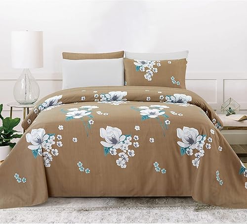 PREMIUS Lujoso juego de sábanas de microfibra sin arrugas, combina elegancia y comodidad, transforma tu espacio de sueño en un oasis sereno y