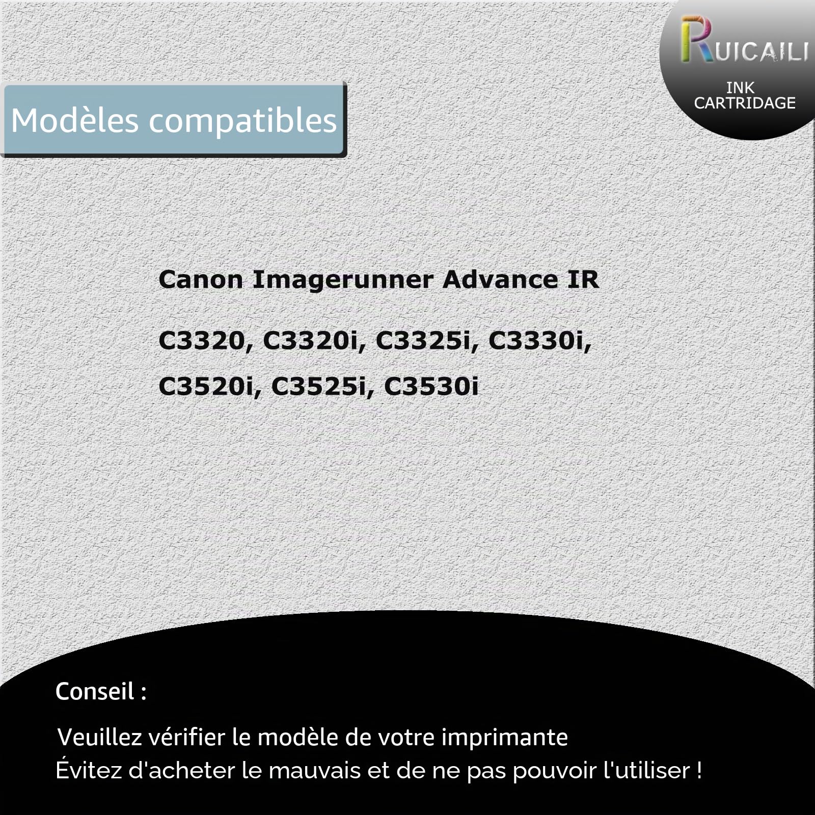 C-EXV49 CEXV49 EXV49 Cartouche de Toner Compatible Utilisation pour l’imprimante Canon Imagerunner Advance IR C3320, C3320i, C3325i, C3330i, C3520i, C3525i, C3530i (Magenta)